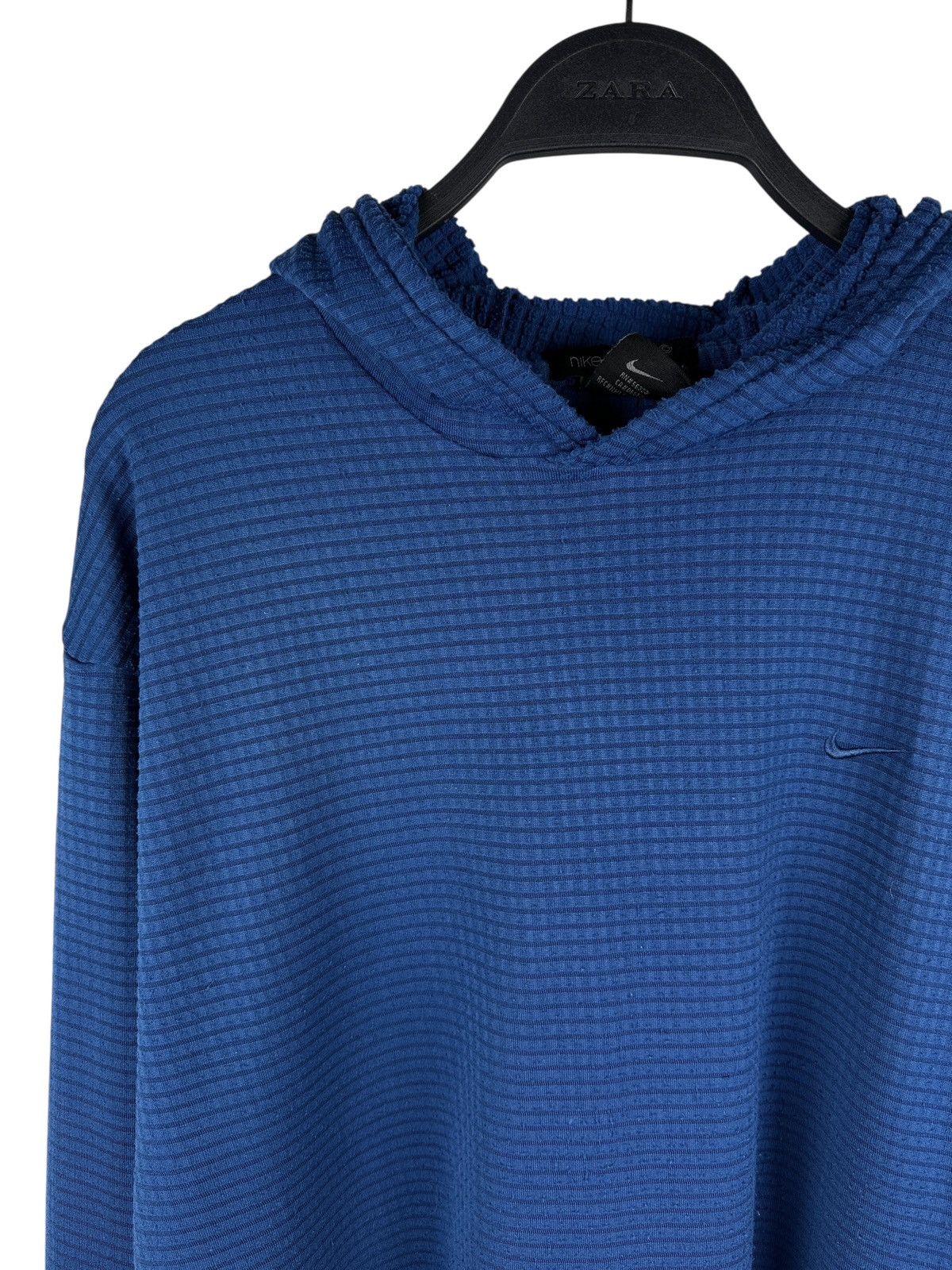 Nike Vintage Y2K Nike Sphere Waffle Fleece Thermal Hooded Sweat Size US XL / EU 56 / 4 - 2 Thumbnail
