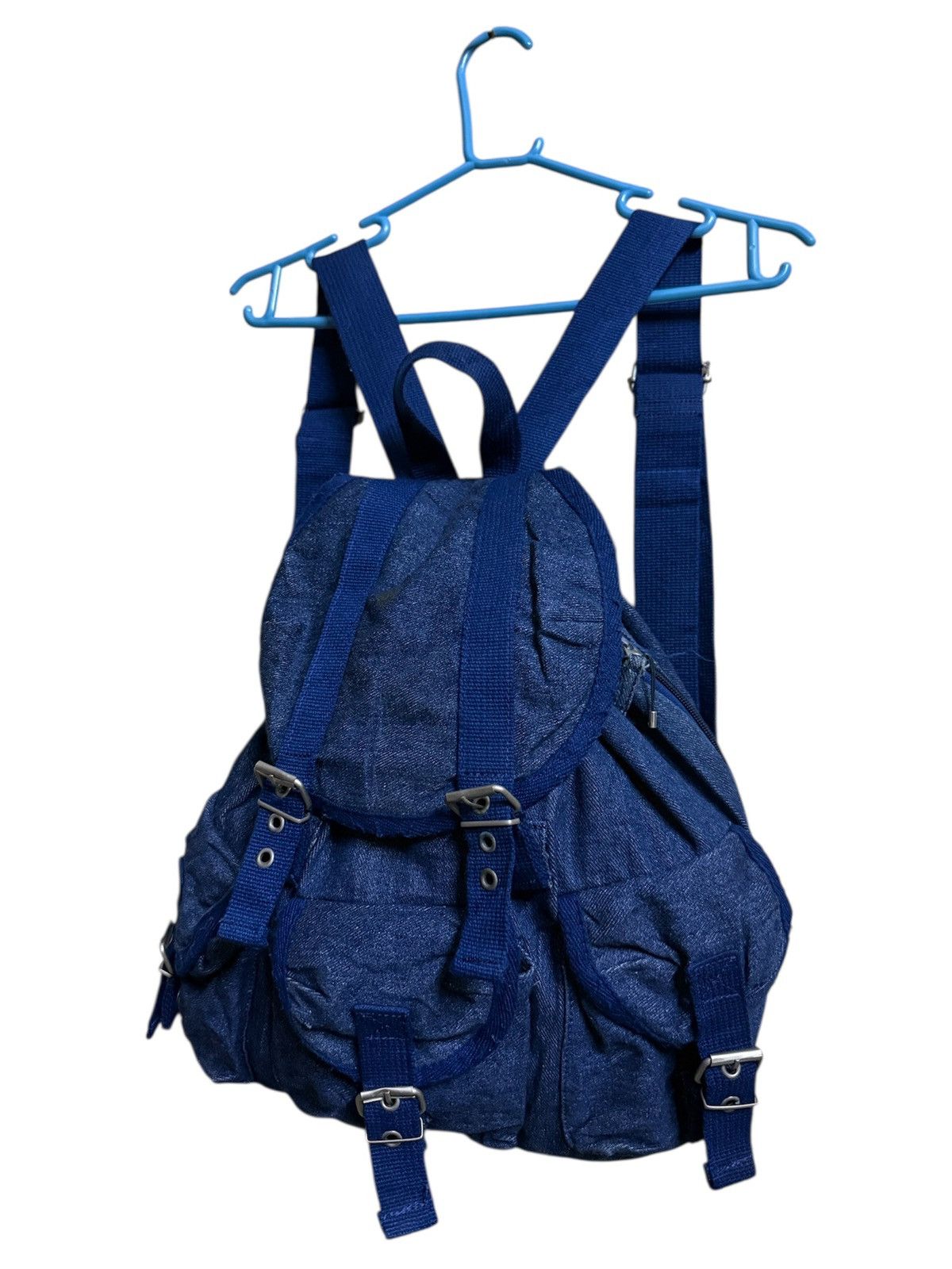 Japanese Brand SACS GS Denim Bagpack Vintage Size ONE SIZE - 3 Thumbnail