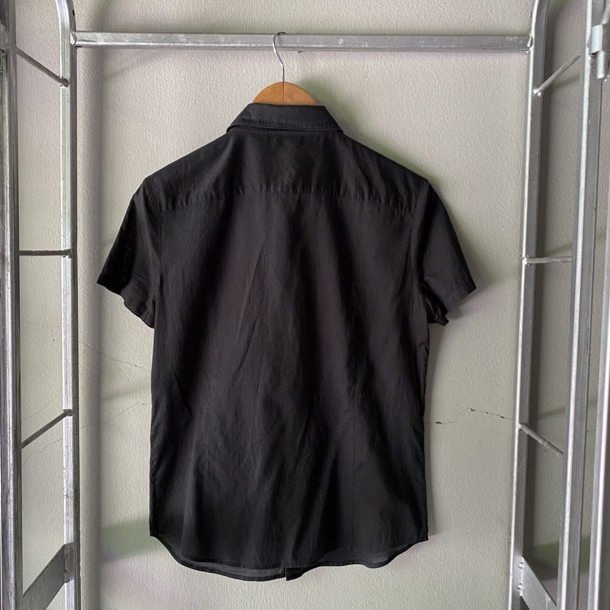 Sunao Kuwahara Sunao kuwahara Black textured shirt with mixed buttons Size M / US 6-8 / IT 42-44 - 16 Thumbnail