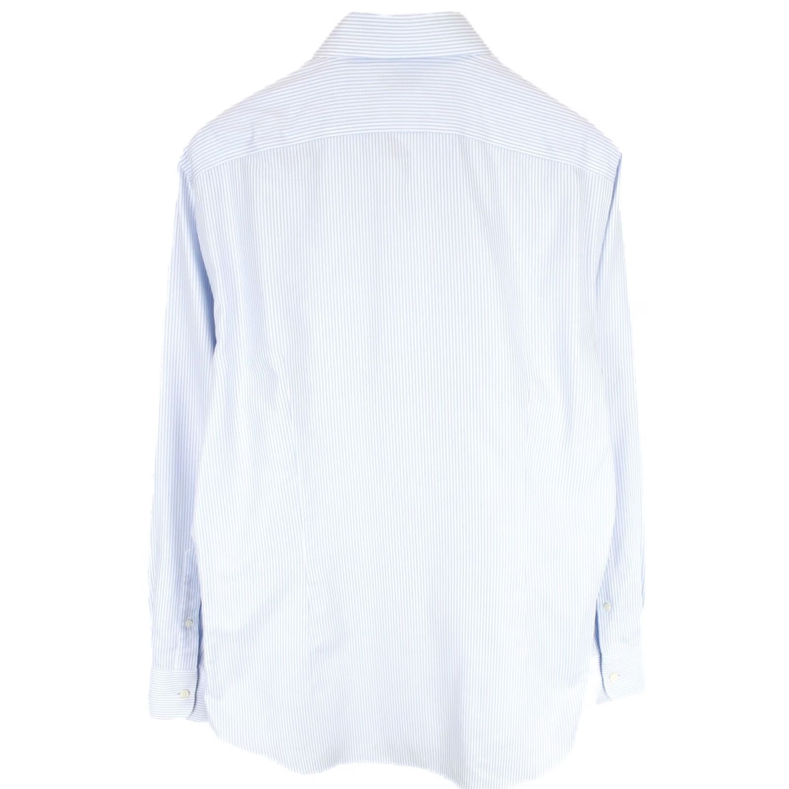 Suitsupply SUITSUPPLY Shirt Men's 44 / 17 1/2 Extra Slim Fit Try On Pinstriped Formal Size 44R - 2 Thumbnail