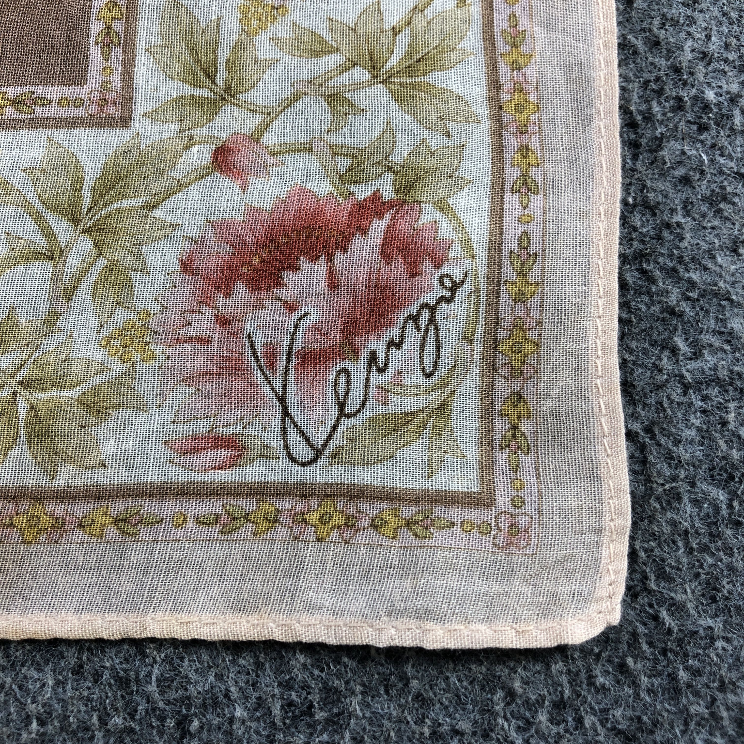 Kenzo Kenzo Floral Handkerchief Neckerchief Bandana H2349 Size ONE SIZE - 4 Thumbnail