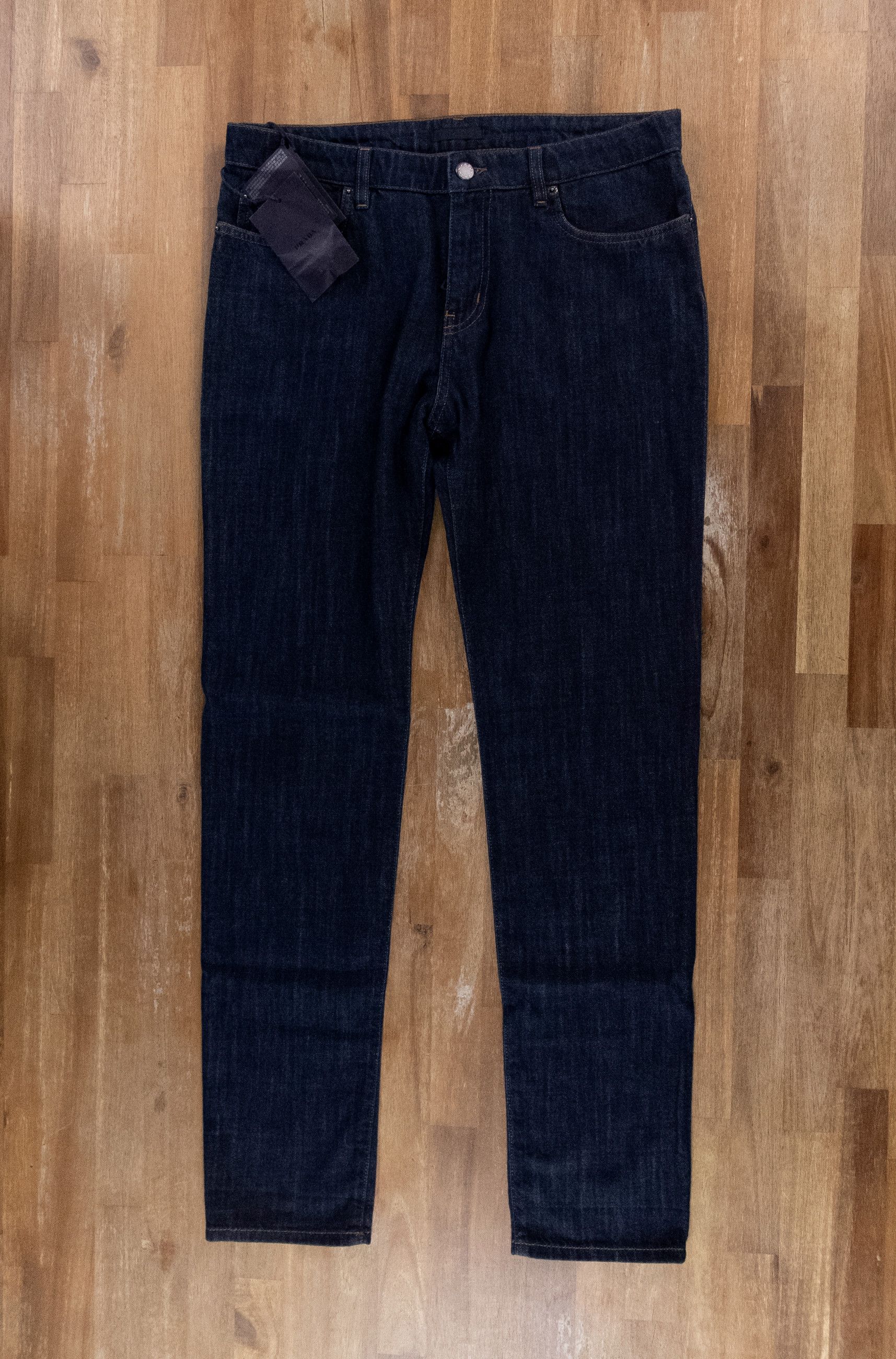 Prada PRADA navy blue slim fit jeans 27 (for 32 inch waist) NWT Size 27" / US 4 / IT 40 - 1 Thumbnail