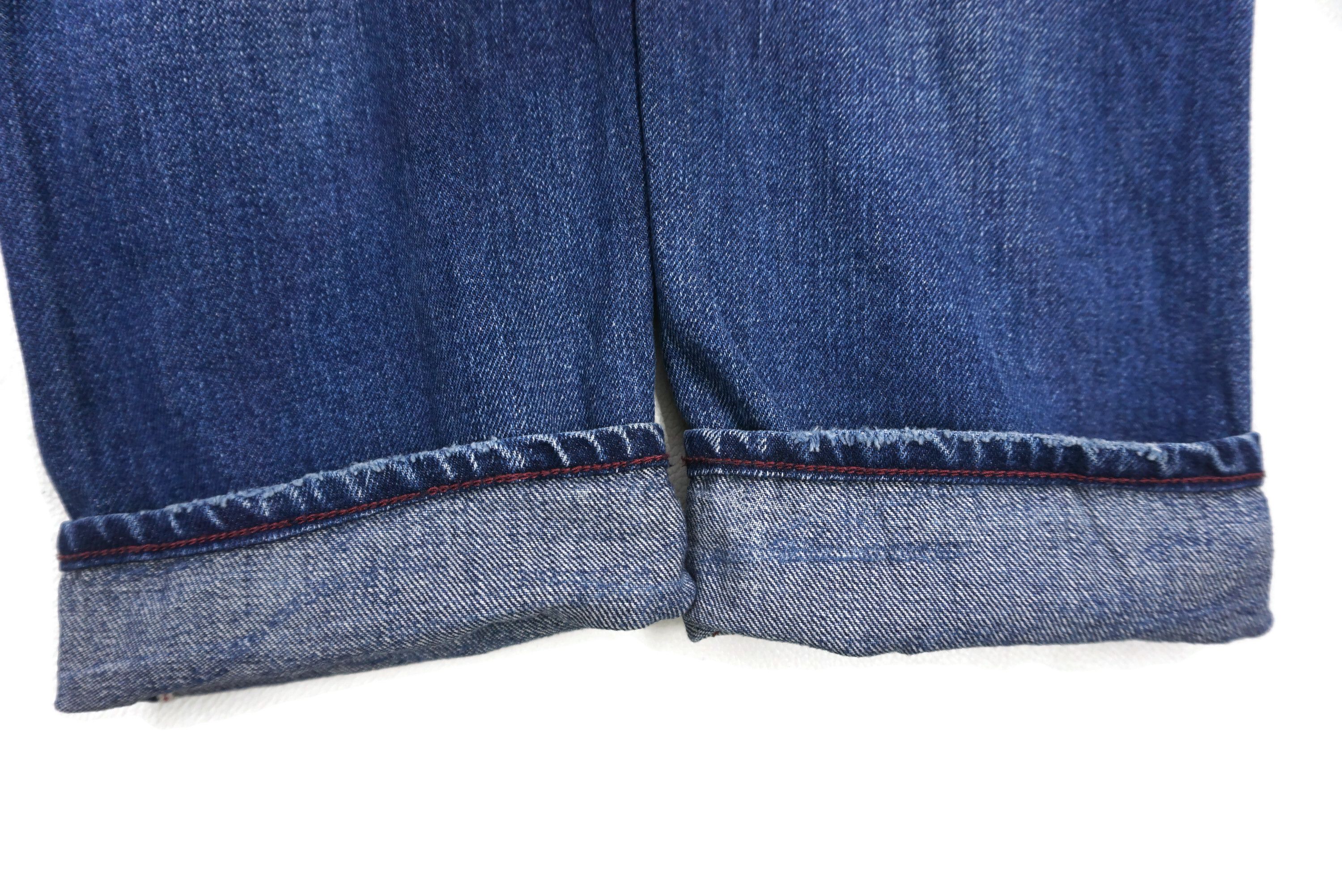 7 For All Mankind Selvedge Jeans Size 32 fit W34xL33.5 Larry Distressed Denim Size US 32 / EU 48 - 15 Thumbnail