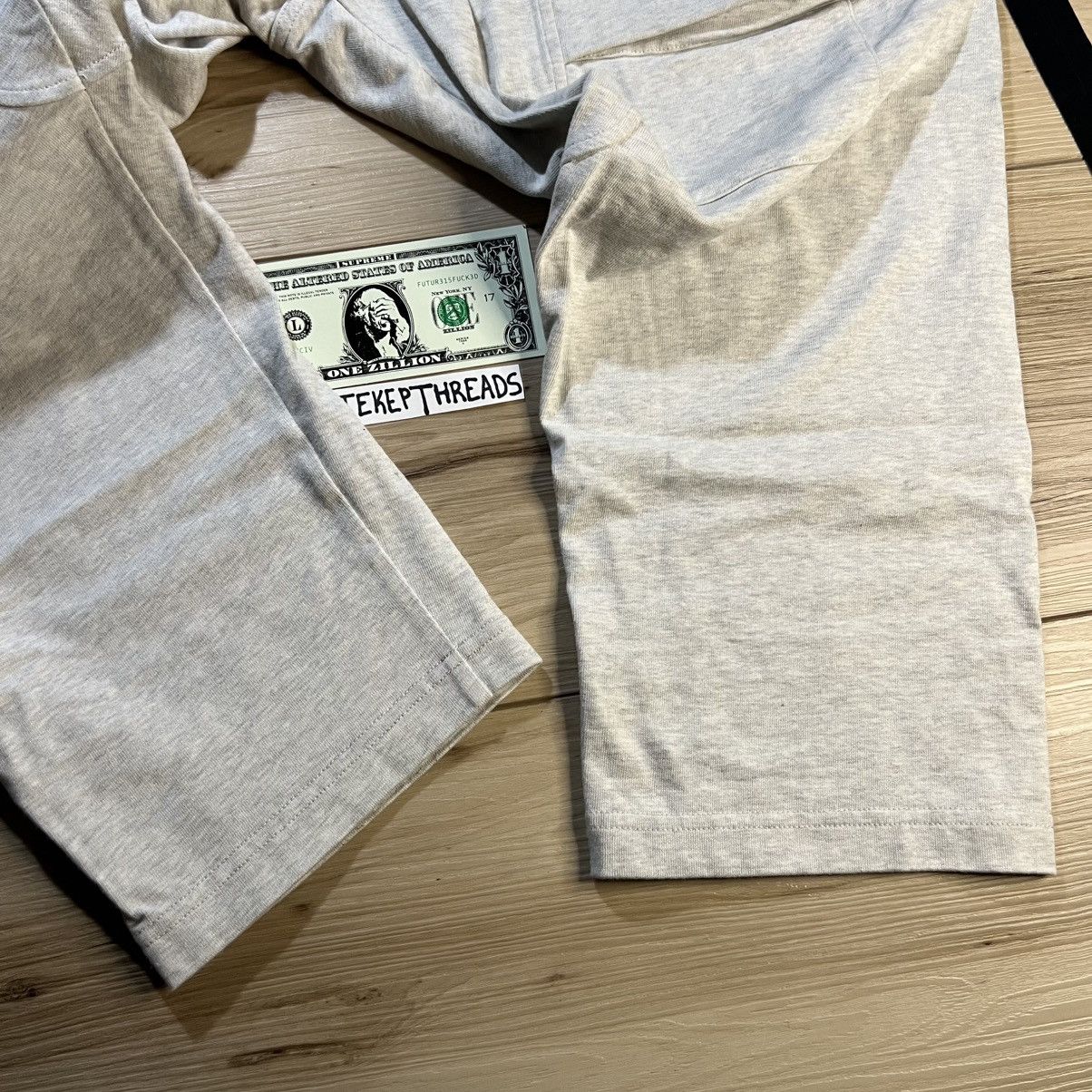 Rick Owens Drkshdw Rick Owens DRKSHDW SS23 Cropped Creatch Cargo Milk Melange Size US 34 / EU 50 - 8 Thumbnail