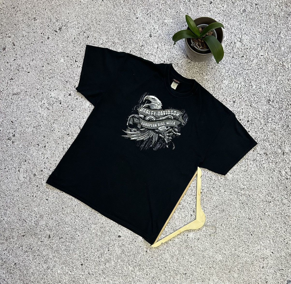 Band Tees × Harley Davidson × Vintage Vintage Harley Davidson European Bike Week 2017 T-Shirt Size US XXL / EU 58 / 5 - 1 Thumbnail