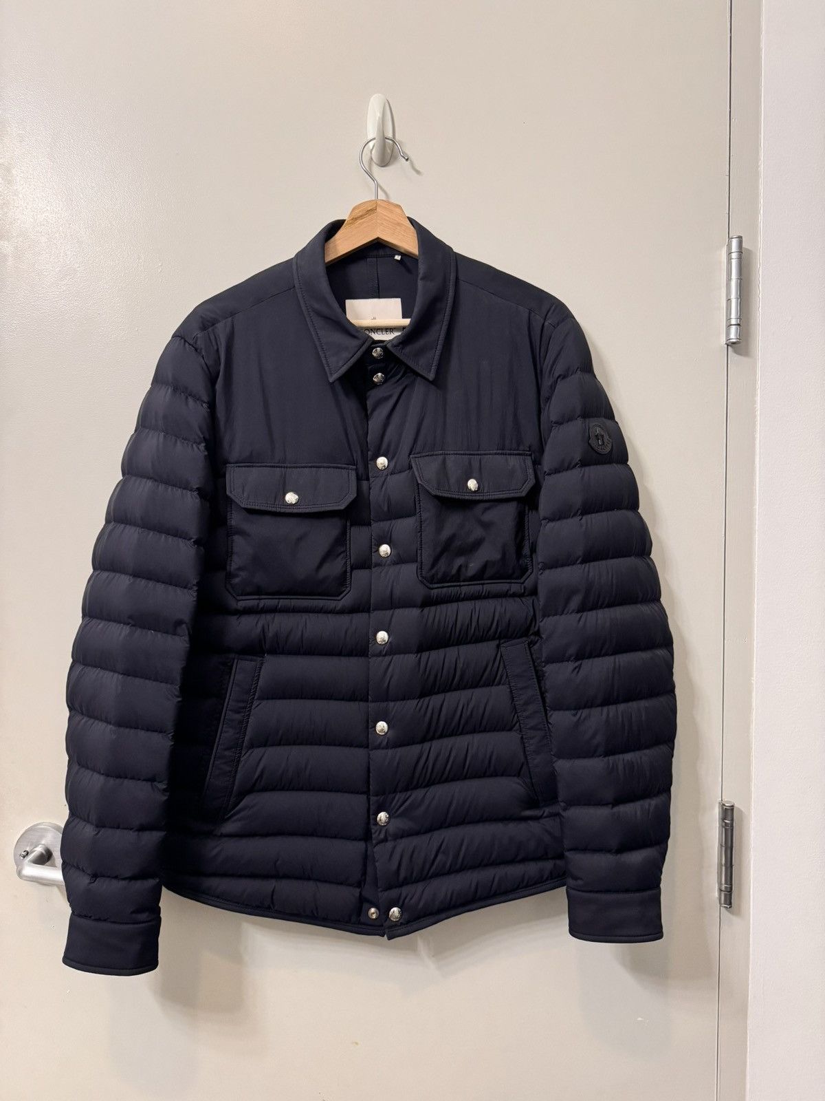 Moncler Moncler Mirmande Jacket in size 4 and night blue color Size US L / EU 52-54 / 3 - 1 Thumbnail