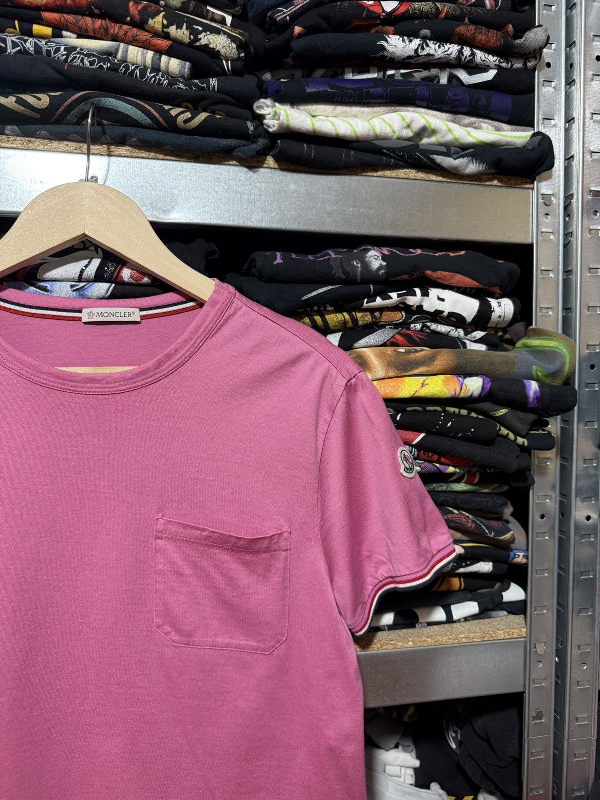 Moncler Luxury Moncler Maglia T-Shirt With Pocket Y2K Hype Size US S / EU 44-46 / 1 - 4 Thumbnail