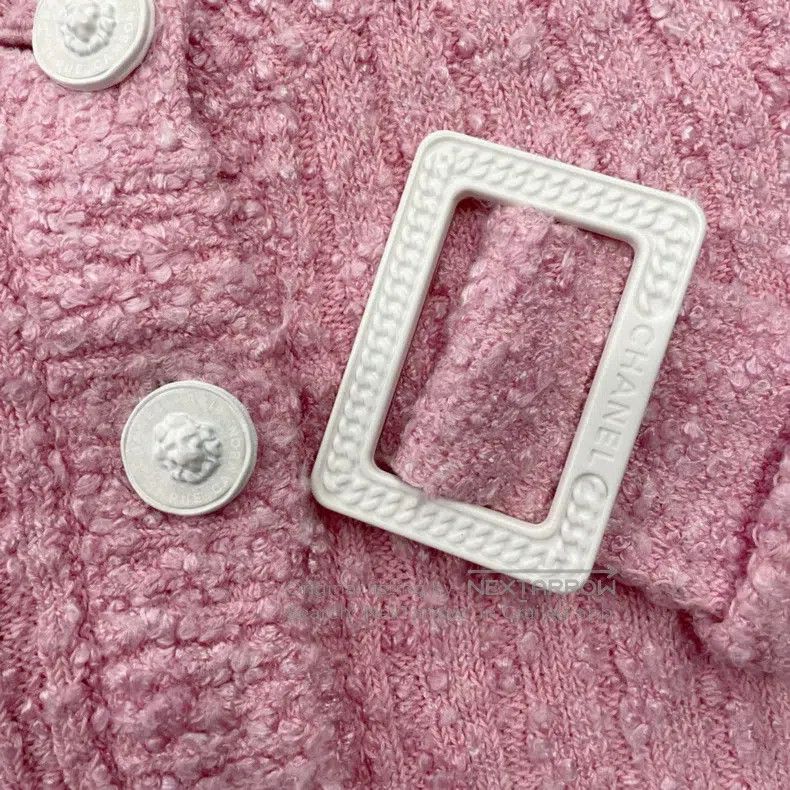 Chanel Chanel Pink knitted dress Size XS / US 0-2 / IT 36-38 - 4 Thumbnail