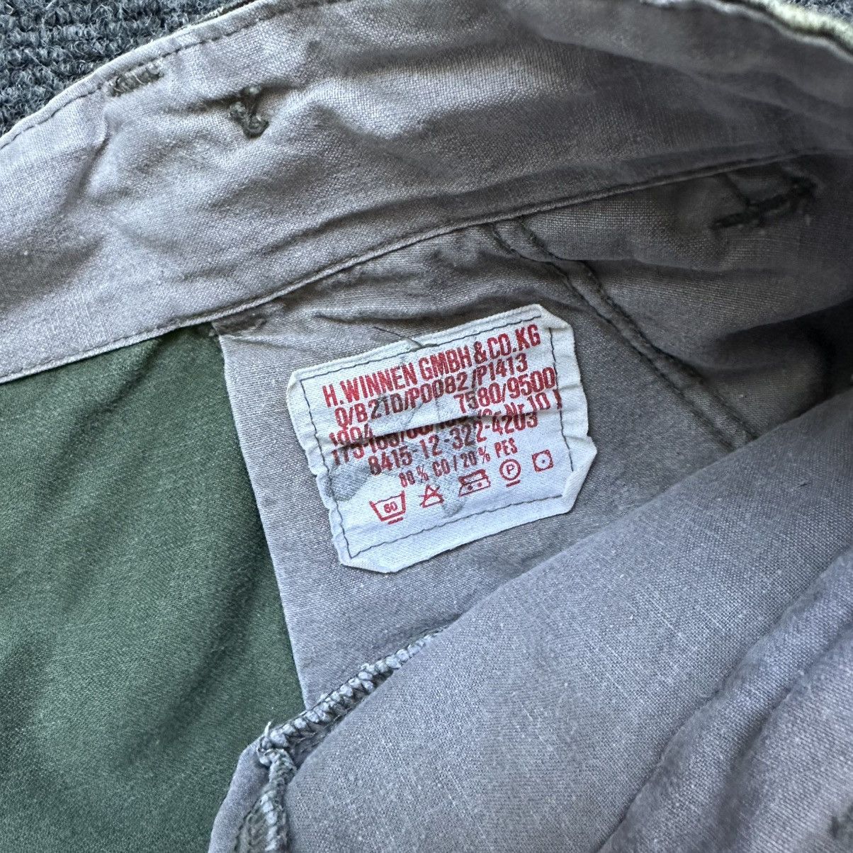Aeronautica Militare VTG german army pants Bundeswehr camo flecktarn 1994 Size US 38 / EU 54 - 11 Thumbnail