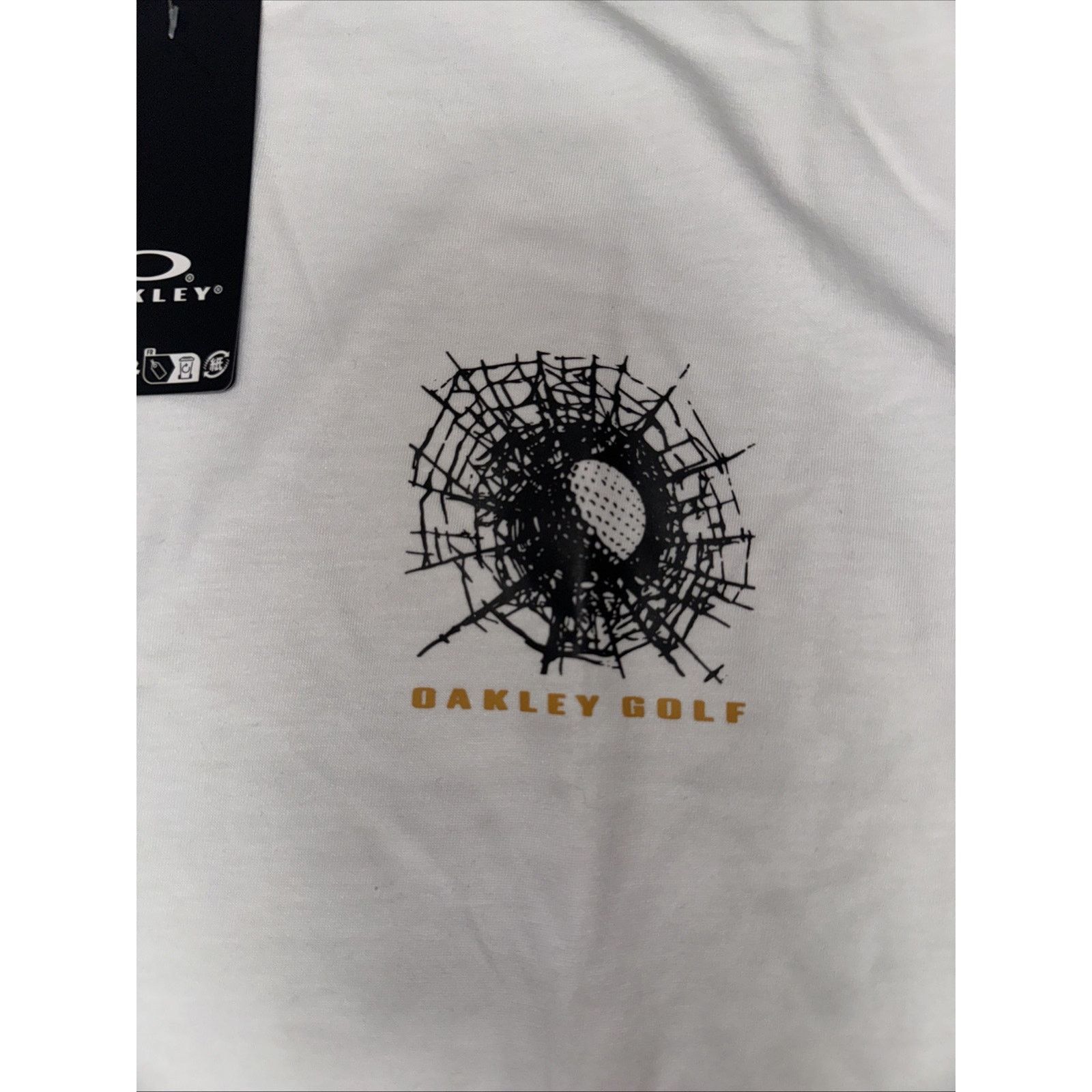 Oakley Oakley Golf T-Shirt White Medium 22x27 Size US M / EU 48-50 / 2 - 2 Thumbnail