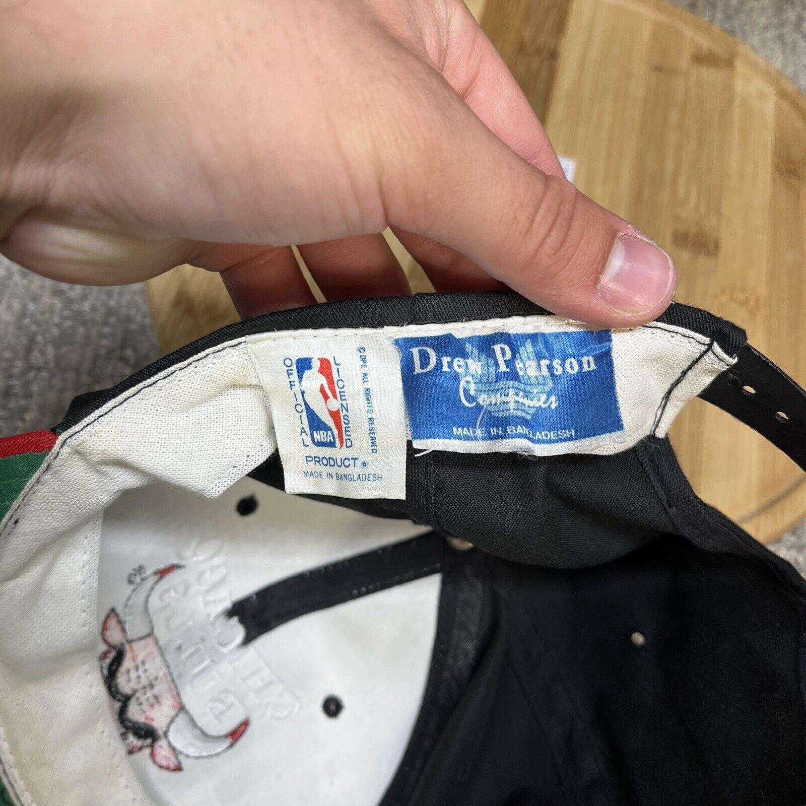 Drew Pearson VTG Back Embroidered Chicago Bulls SnapBack 90s Drew Pearson Size ONE SIZE - 8 Thumbnail