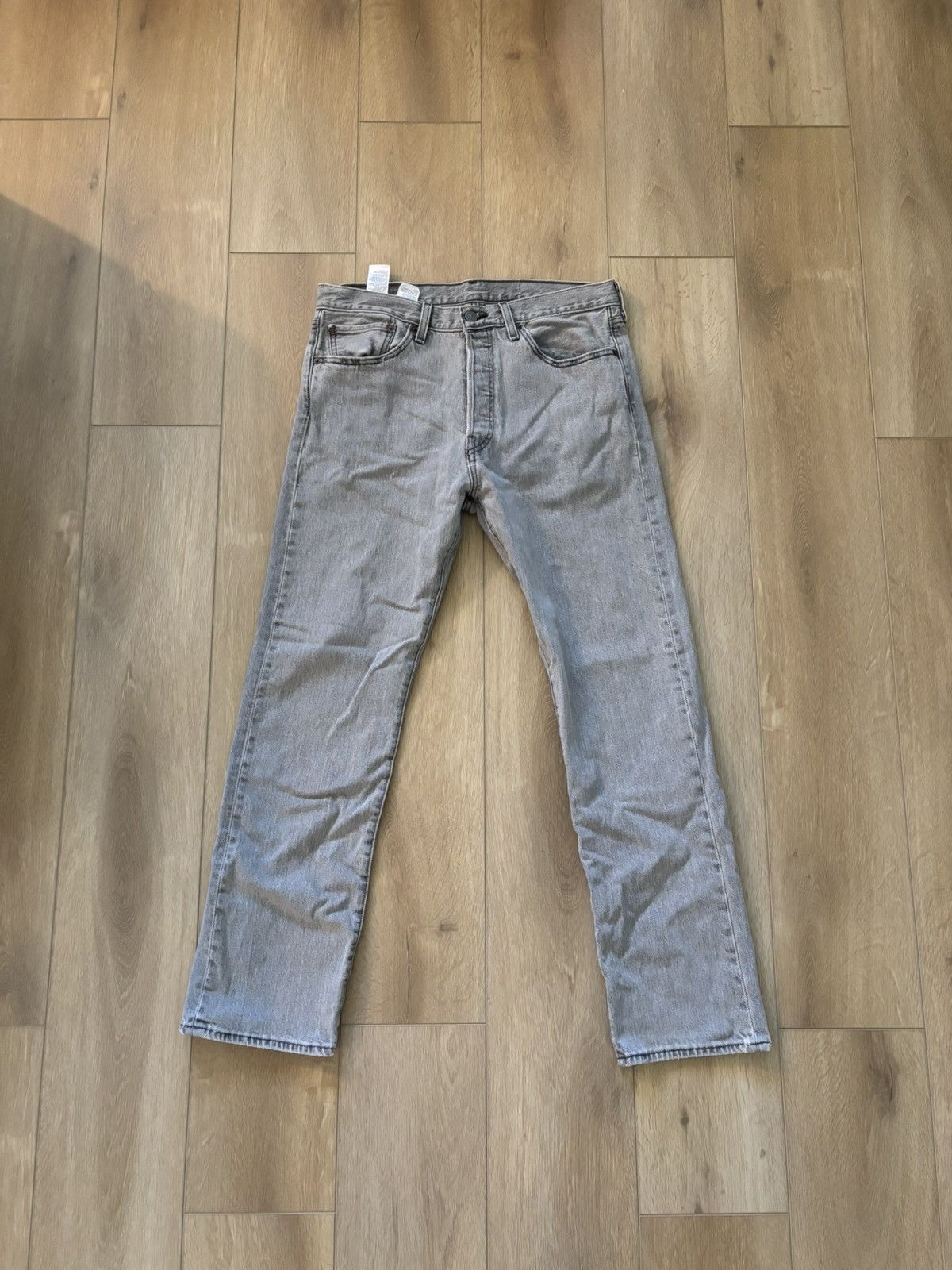 Levi's Levis 501 faded grey jeans Size US 32 / EU 48 - 1 Thumbnail