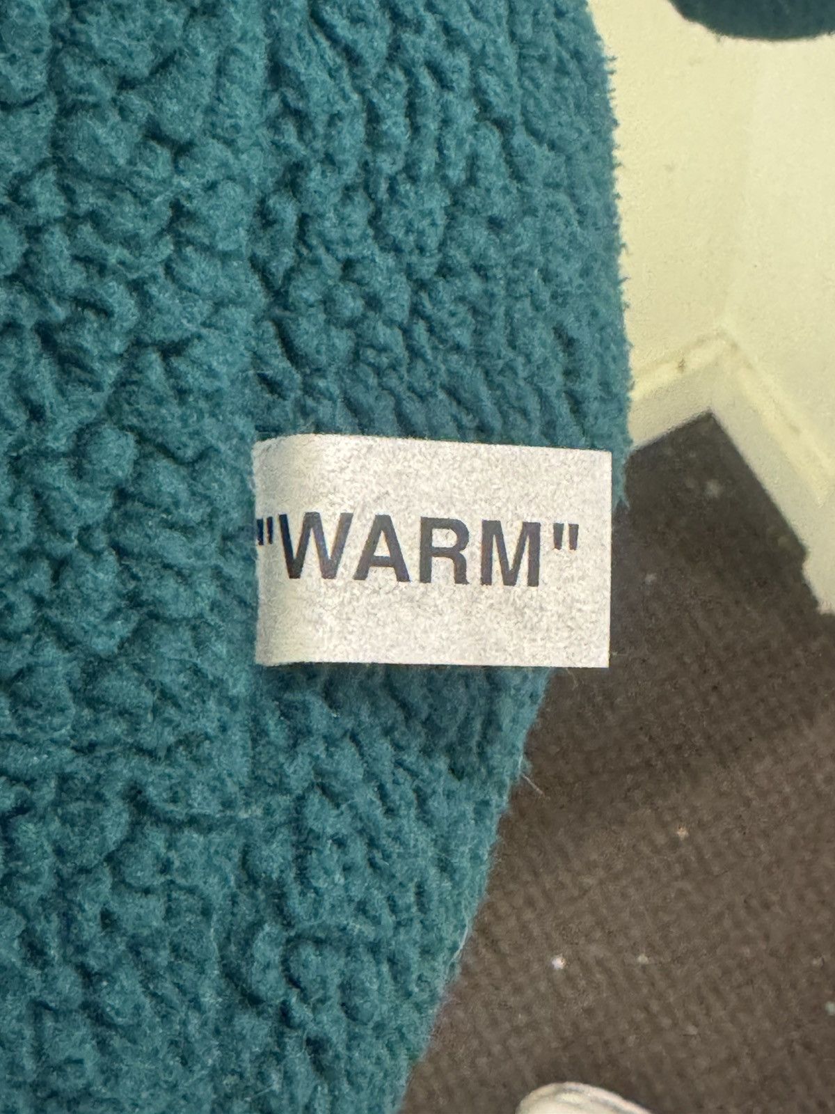 Off-White Off-White Polar Fleece Jacket 'Green/White' Size US XL / EU 56 / 4 - 4 Thumbnail