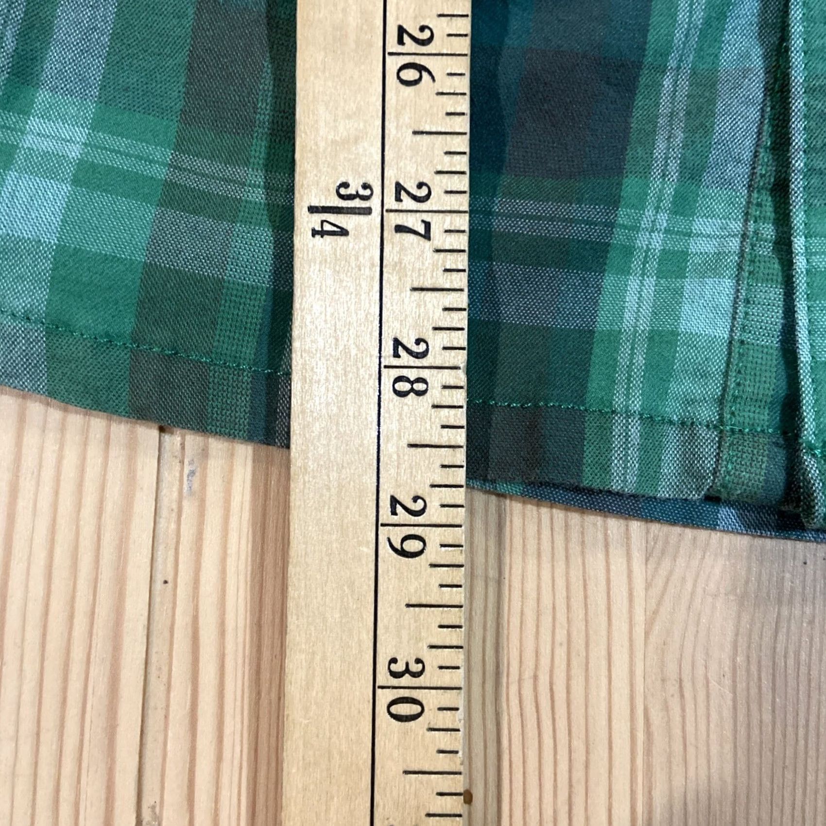 Vintage Stio Long Sleeve Cotton Button-Down Shirt Regular M Green Plaid Size US M / EU 48-50 / 2 - 3 Thumbnail