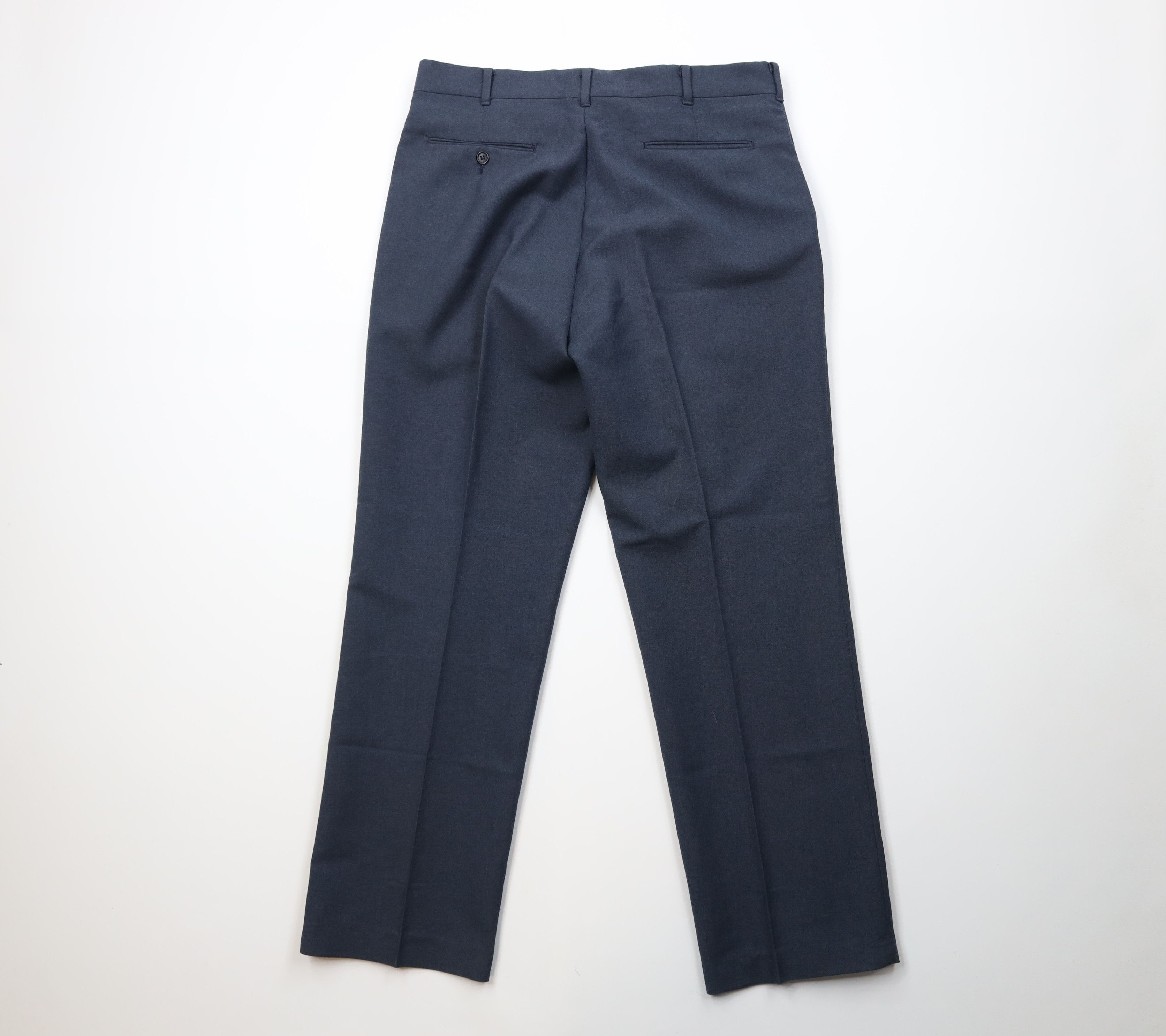 Vintage Vintage 70s Streetwear Wool Blend Wide Leg Chino Pants USA Size US 36 / EU 52 - 8 Thumbnail
