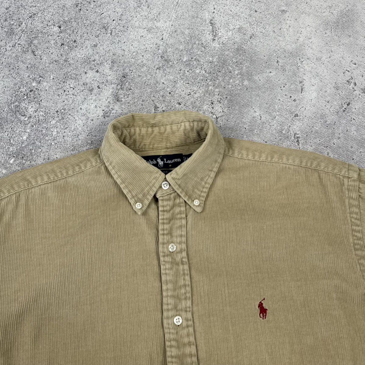Polo Ralph Lauren Vintage Polo Ralph Lauren Velvet Button Up Shirt Overshirt Size US L / EU 52-54 / 3 - 6 Thumbnail