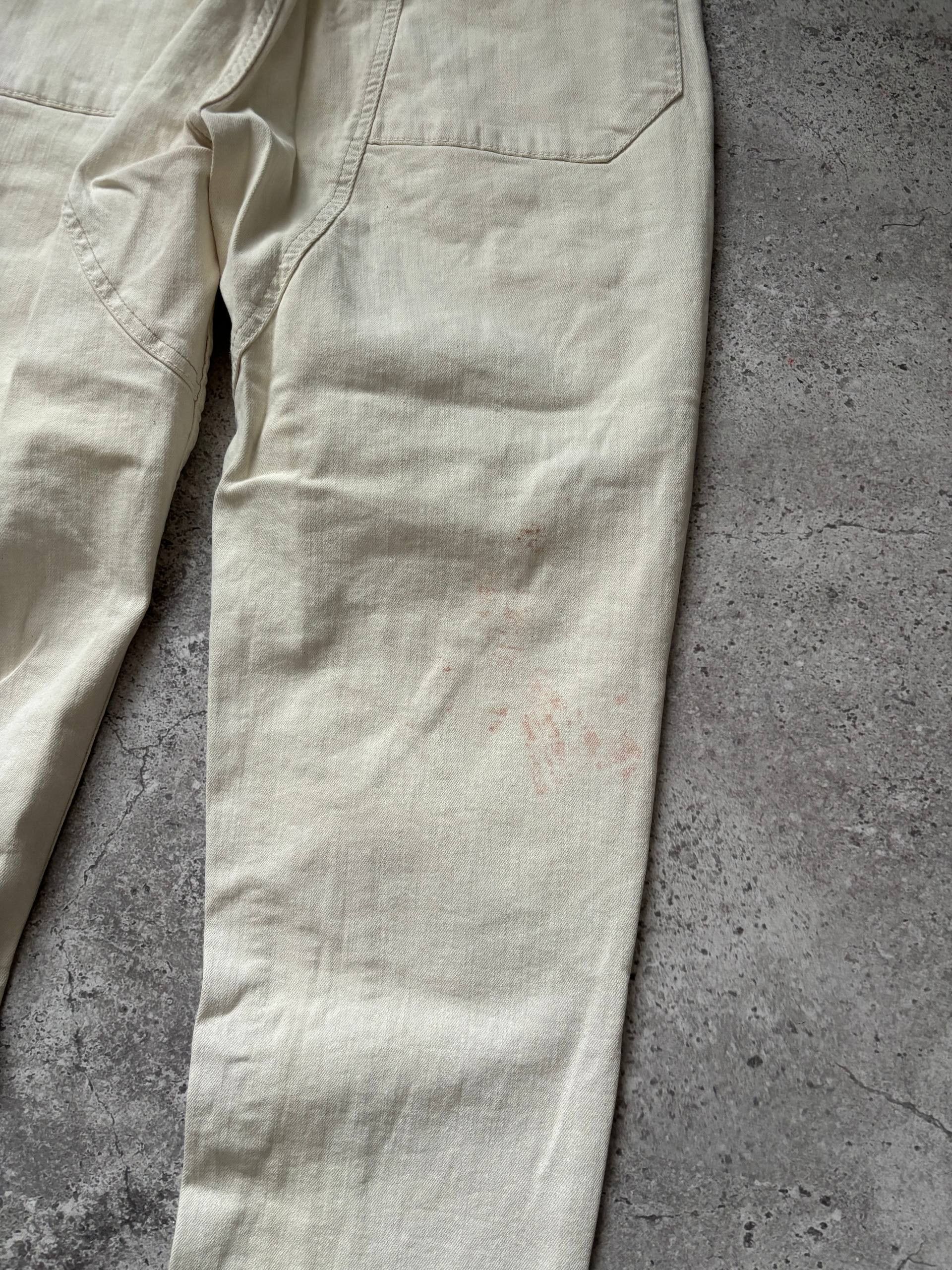 Japanese Brand Avant Garde High Use Patchwork Pants Waxed Cottone Size US 32 / EU 48 - 15 Thumbnail