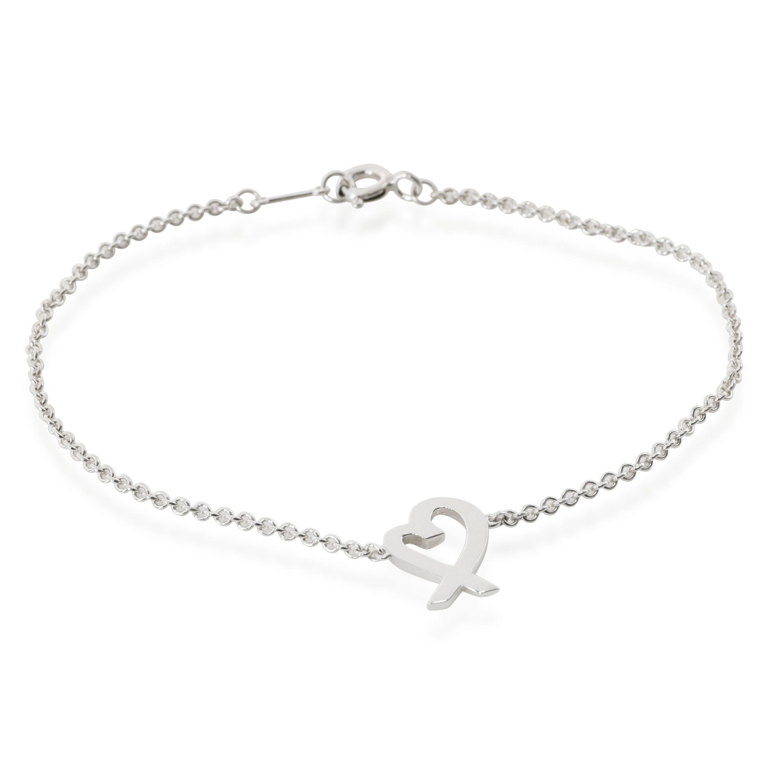Tiffany & Co. Paloma Picasso Open Heart Bracelet in Sterling Silver