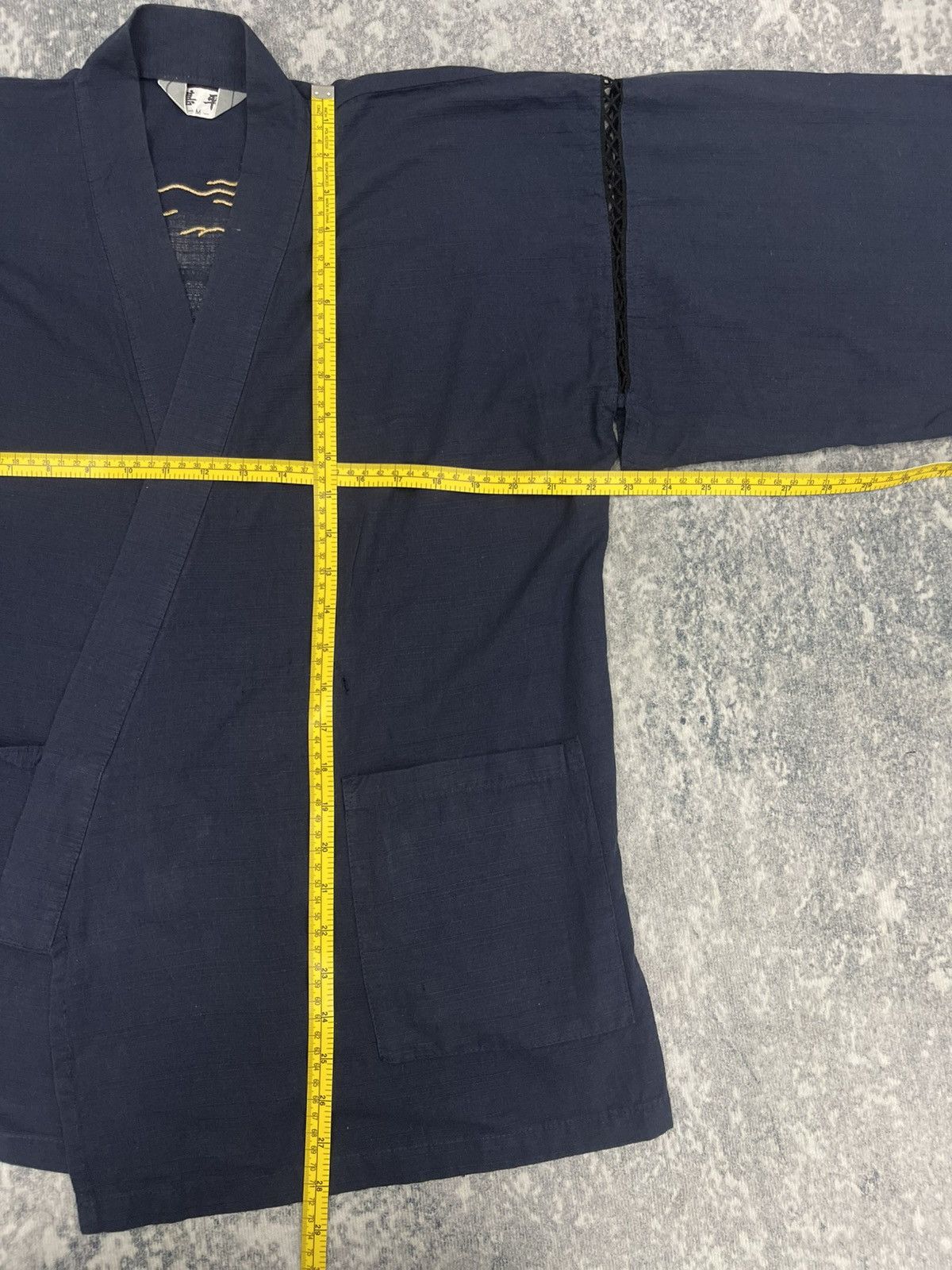 Japanese Brand Dragon Embroidered Vintage Kimono – Bold Back Logo Design Size US M / EU 48-50 / 2 - 12 Thumbnail