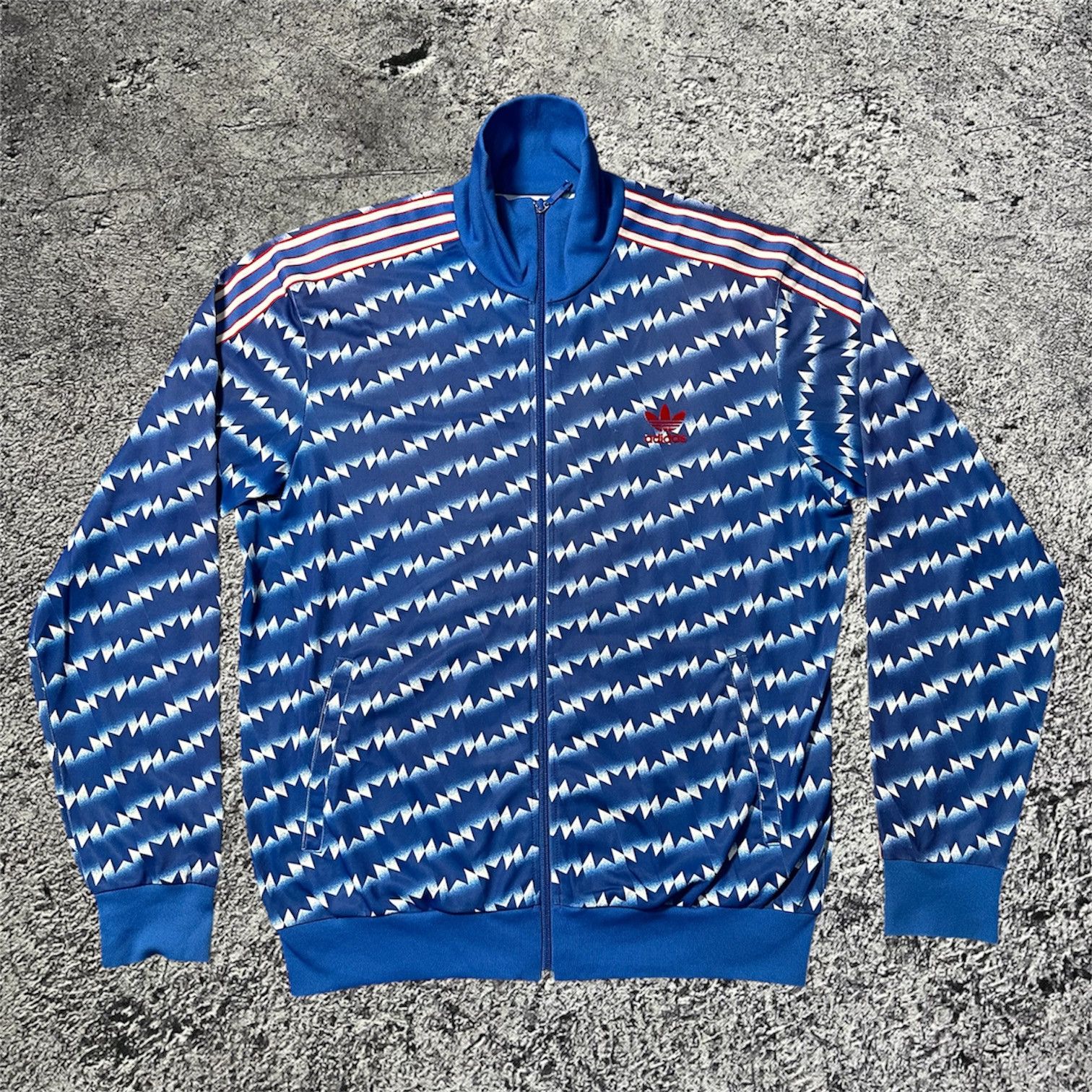 Adidas × Vintage 2000s Adidas x Sharp Tracktop Jacket Size US XL / EU 56 / 4 - 1 Thumbnail