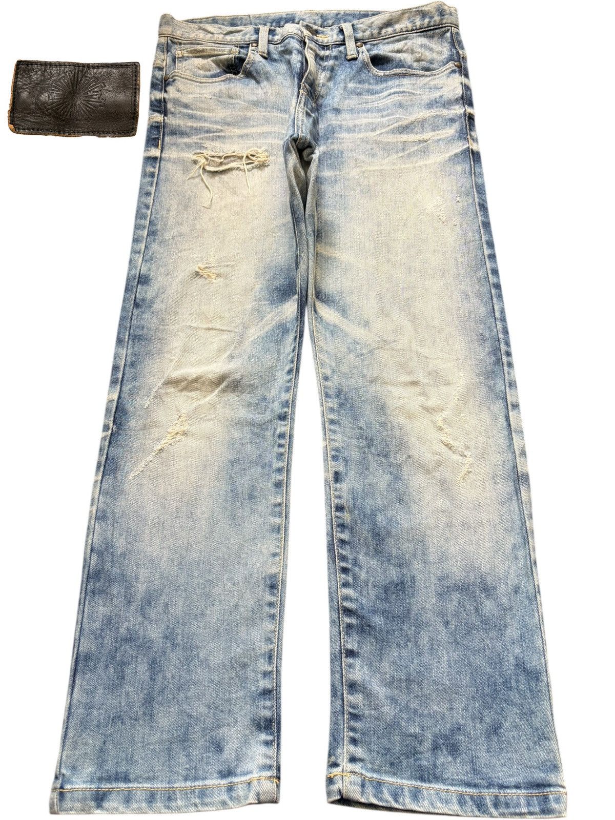 Tornado Mart Vintage Tornado Mart Bleached Wash Distressed Jeans Size 30" / US 8 / IT 44 - 1 Thumbnail