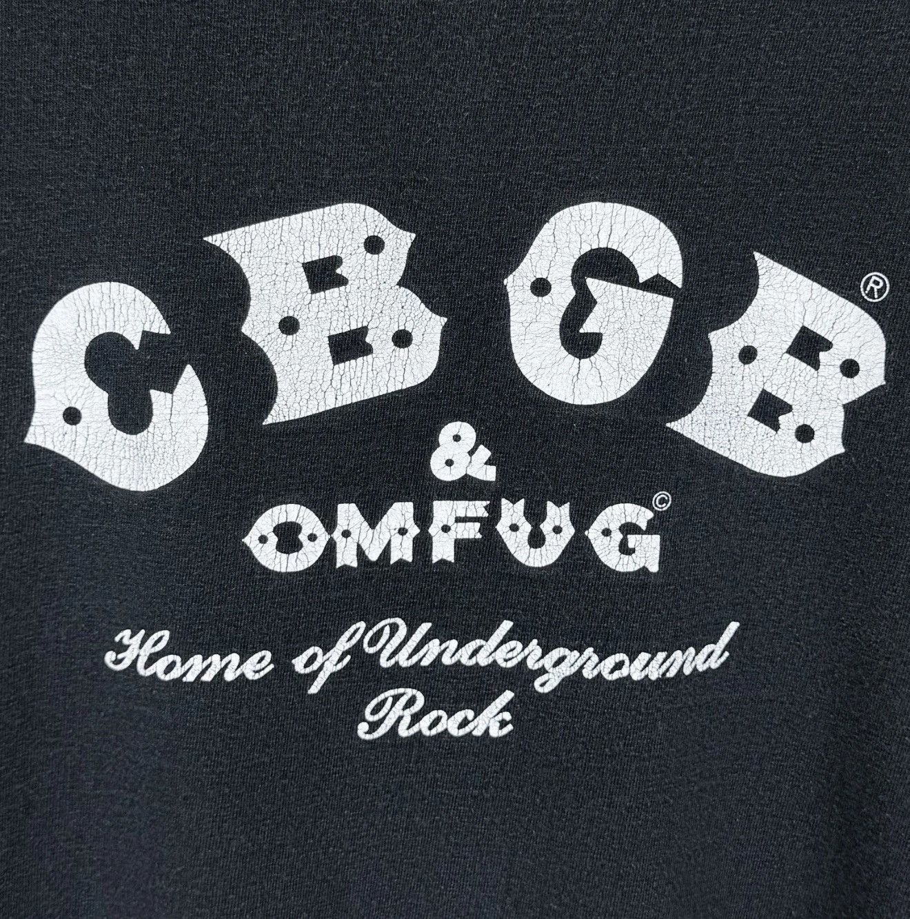 Vintage Vintage CBGB Omfug Home of Underground Rock T-Shirt Gray Top Size US M / EU 48-50 / 2 - 3 Thumbnail