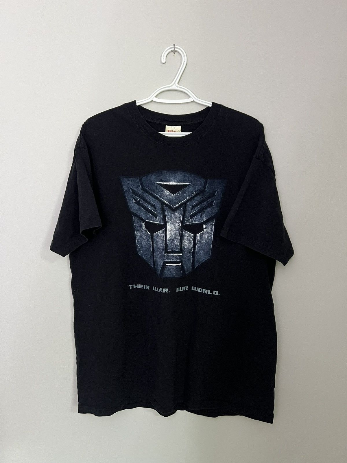 Hanes Vintage 2007 Transformers Their War Our World Movie Promo T Size US XL / EU 56 / 4 - 1 Thumbnail
