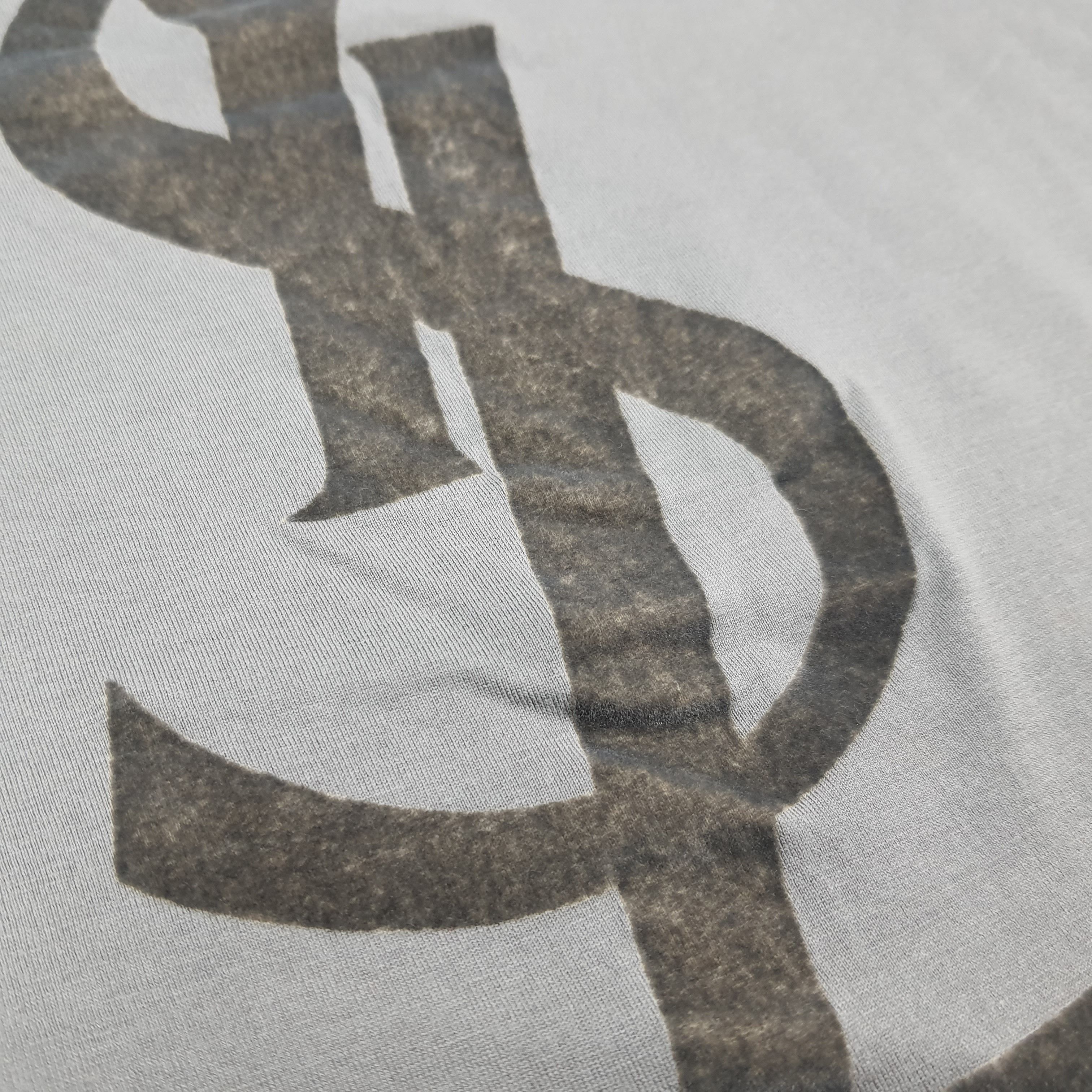Yves Saint Laurent Vintage Yves Saint Laurent YSL Big Logo Tshirt C294N71 Size M / US 6-8 / IT 42-44 - 2 Thumbnail