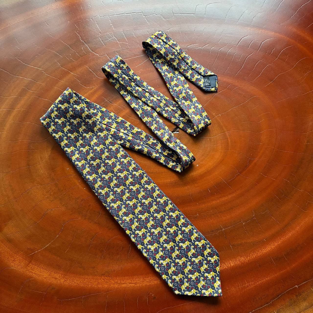 Jean Paul Gaultier Vintage Jean Paul Gaultier Girbaud Horse Pattern Neck Tie Size ONE SIZE - 2 Thumbnail