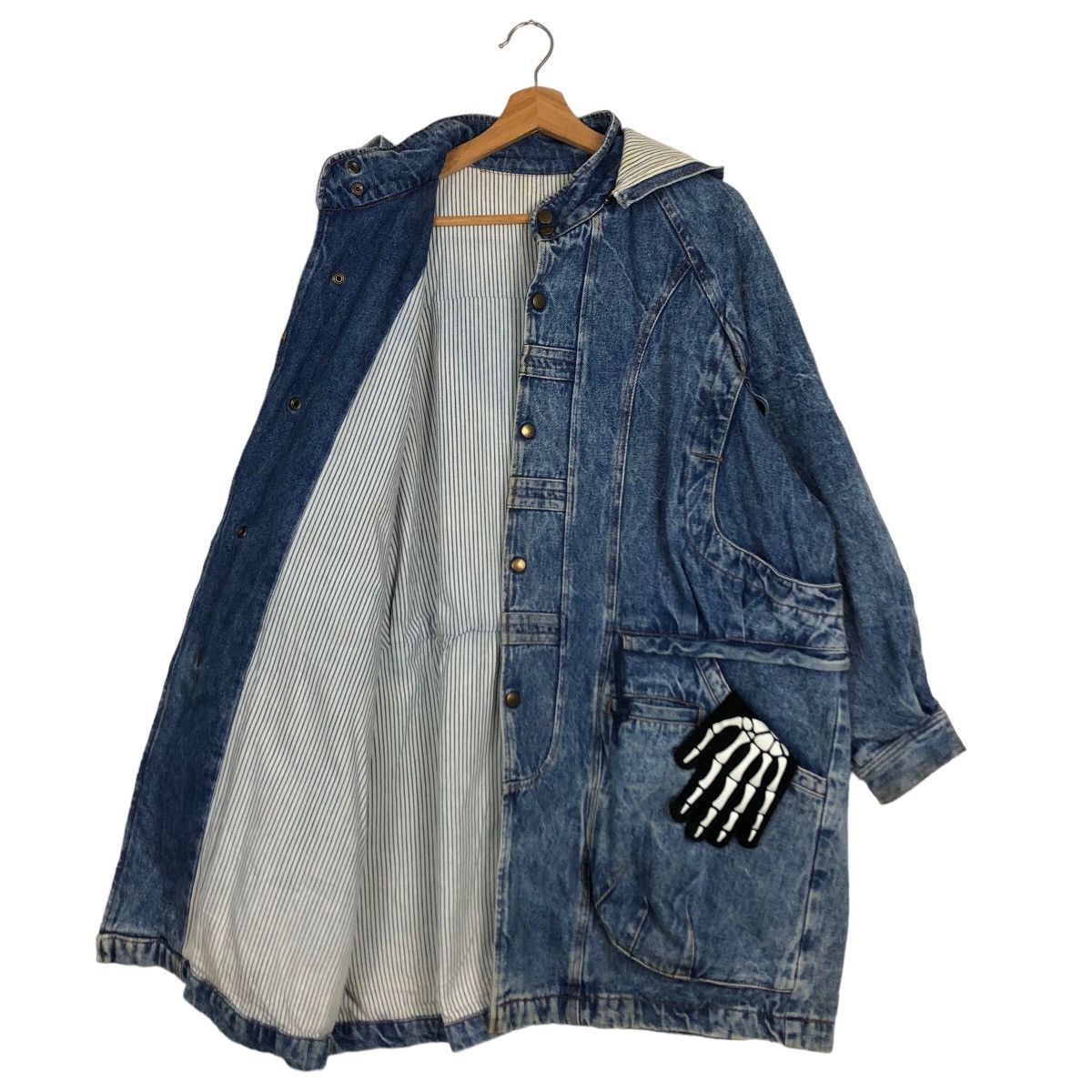 Japanese Brand 🔥RARE HIKORY DENIM JACKET CARGO ISSEY MIYAKE DESIGN Size US M / EU 48-50 / 2 - 10 Thumbnail