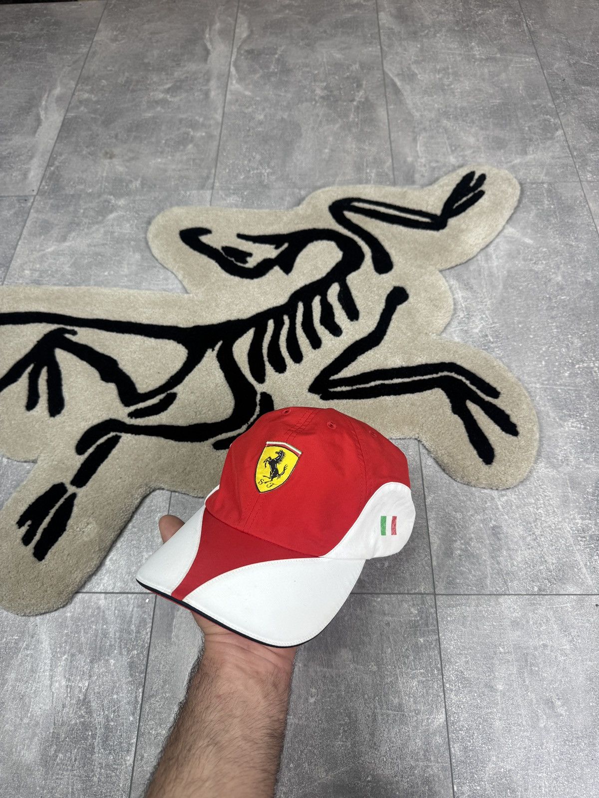 Ferrari × Puma Mens Vintage Puma Ferrari racing hats cap Italy Italia Size ONE SIZE - 1 Thumbnail