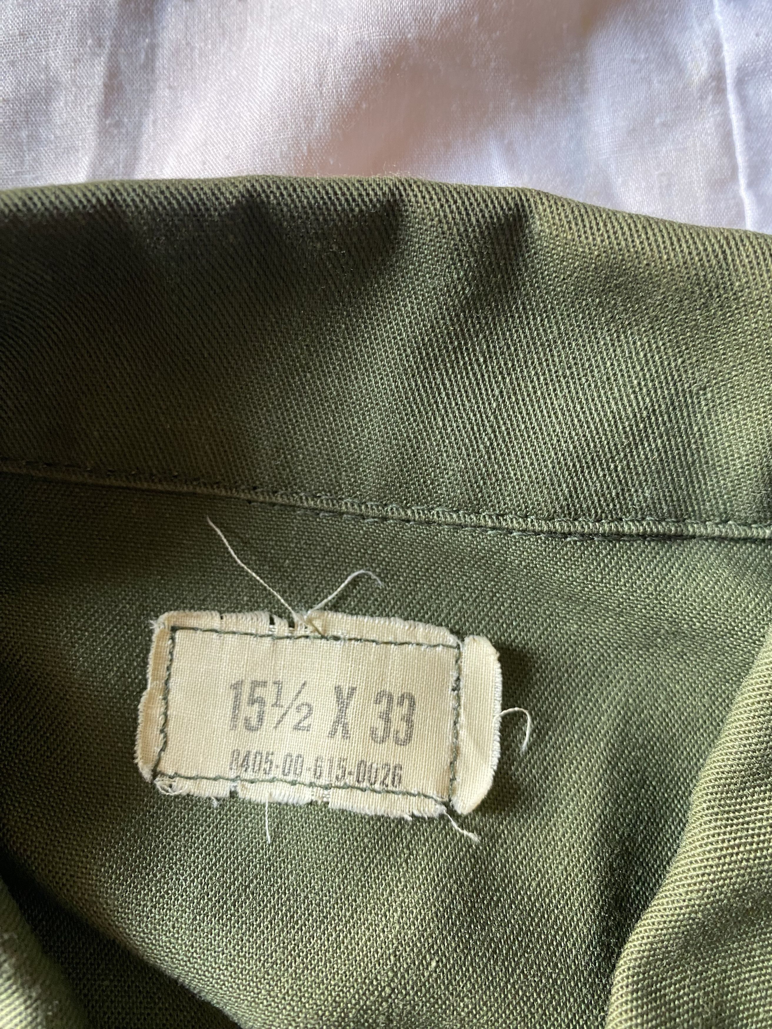 Other vintage OG-507 US army shirt vietnam era Size US S / EU 44-46 / 1 - 5 Thumbnail