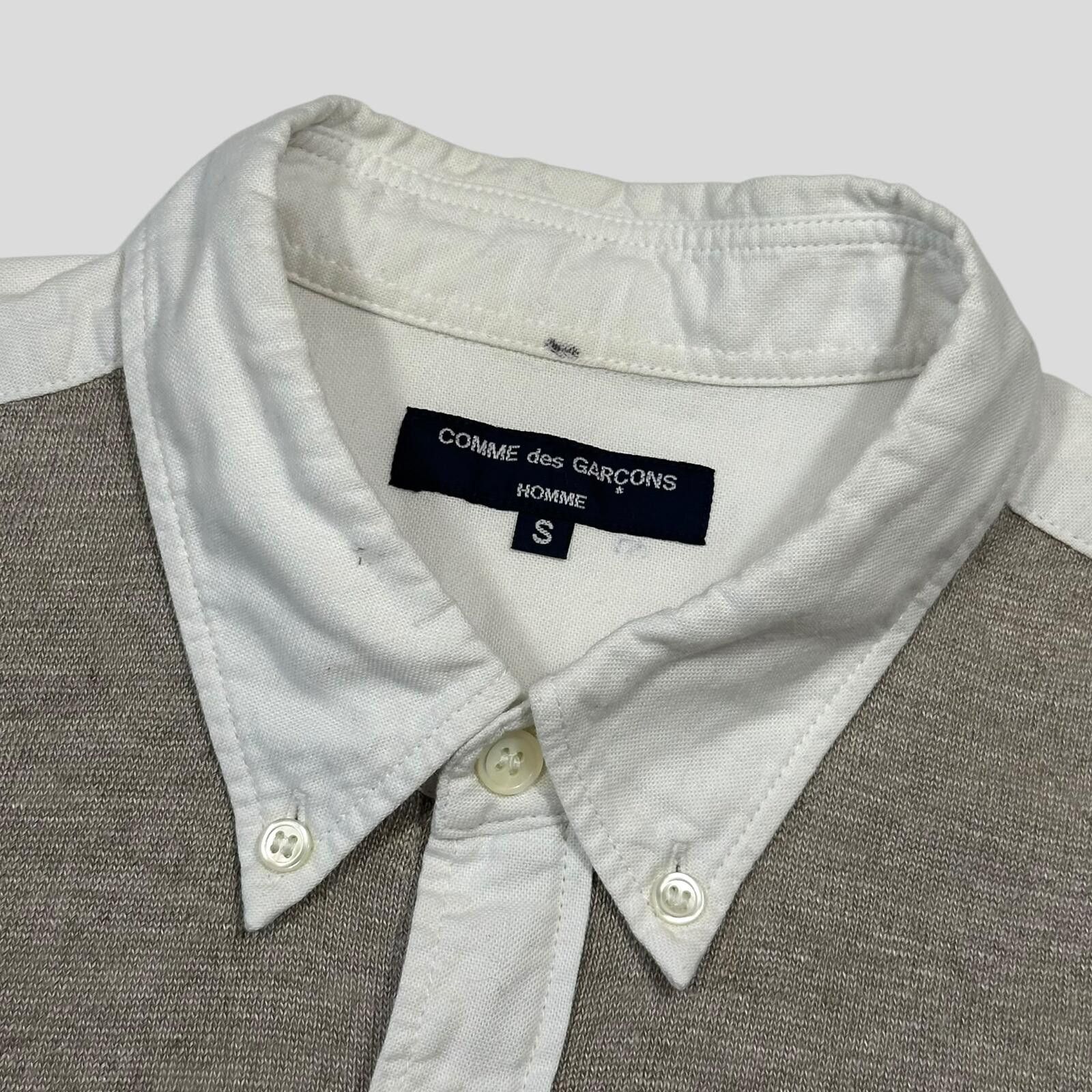Comme des Garcons Comme Des Garçons Homme 2008 Linen Panelled Shirt - S/M Size US M / EU 48-50 / 2 - 2 Thumbnail