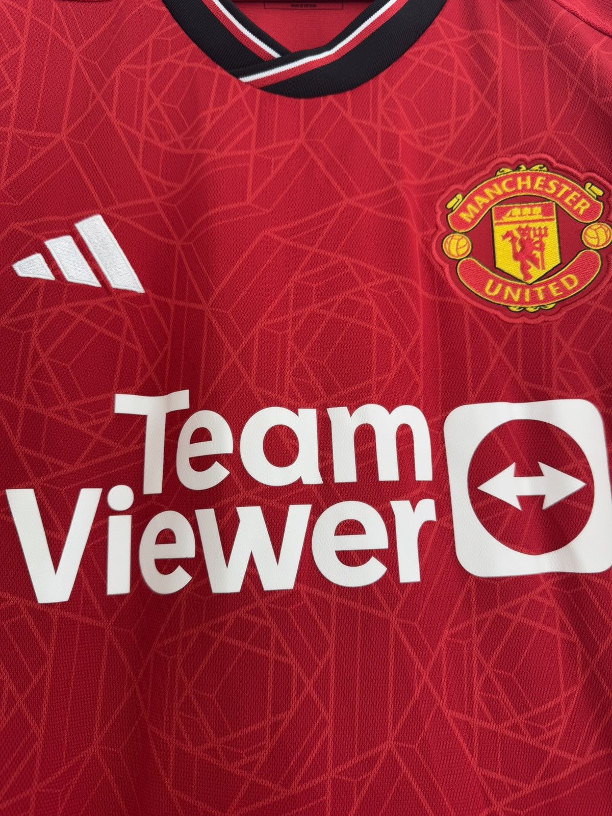 Adidas Manchester United 2023-2024 Home Soccer Jersey Football Kit Size US XL / EU 56 / 4 - 7 Thumbnail