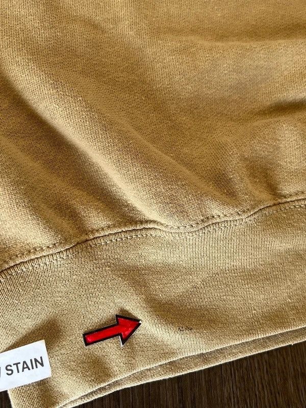 Other Fruit of the Loom Sz L Blank Beige Boxy Sweatshirt Size US L / EU 52-54 / 3 - 10 Thumbnail