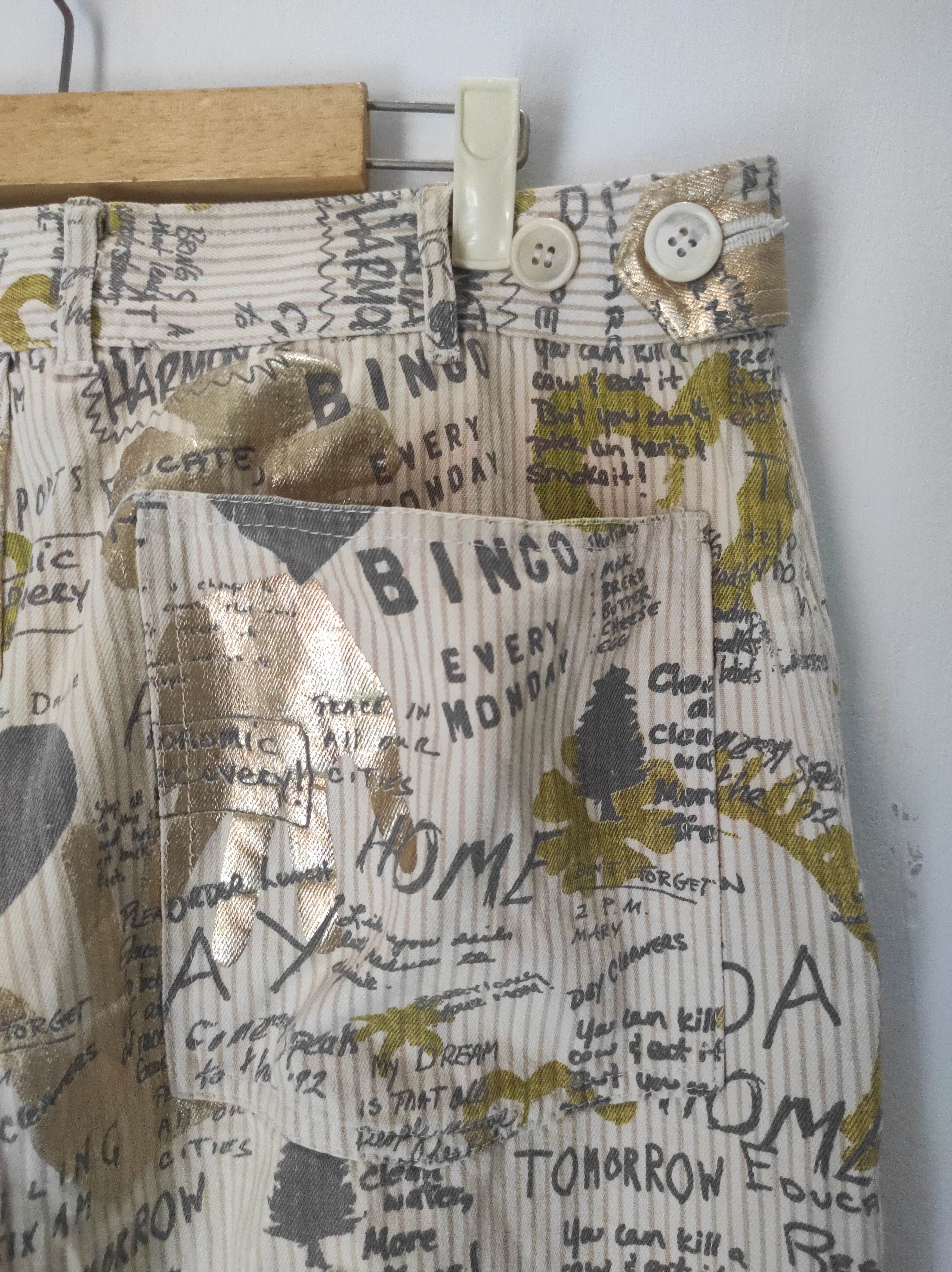 Comme des Garcons Comme Des Garcons Homme Plus AD2006 Printed Pant Size US 32 / EU 48 - 16 Thumbnail