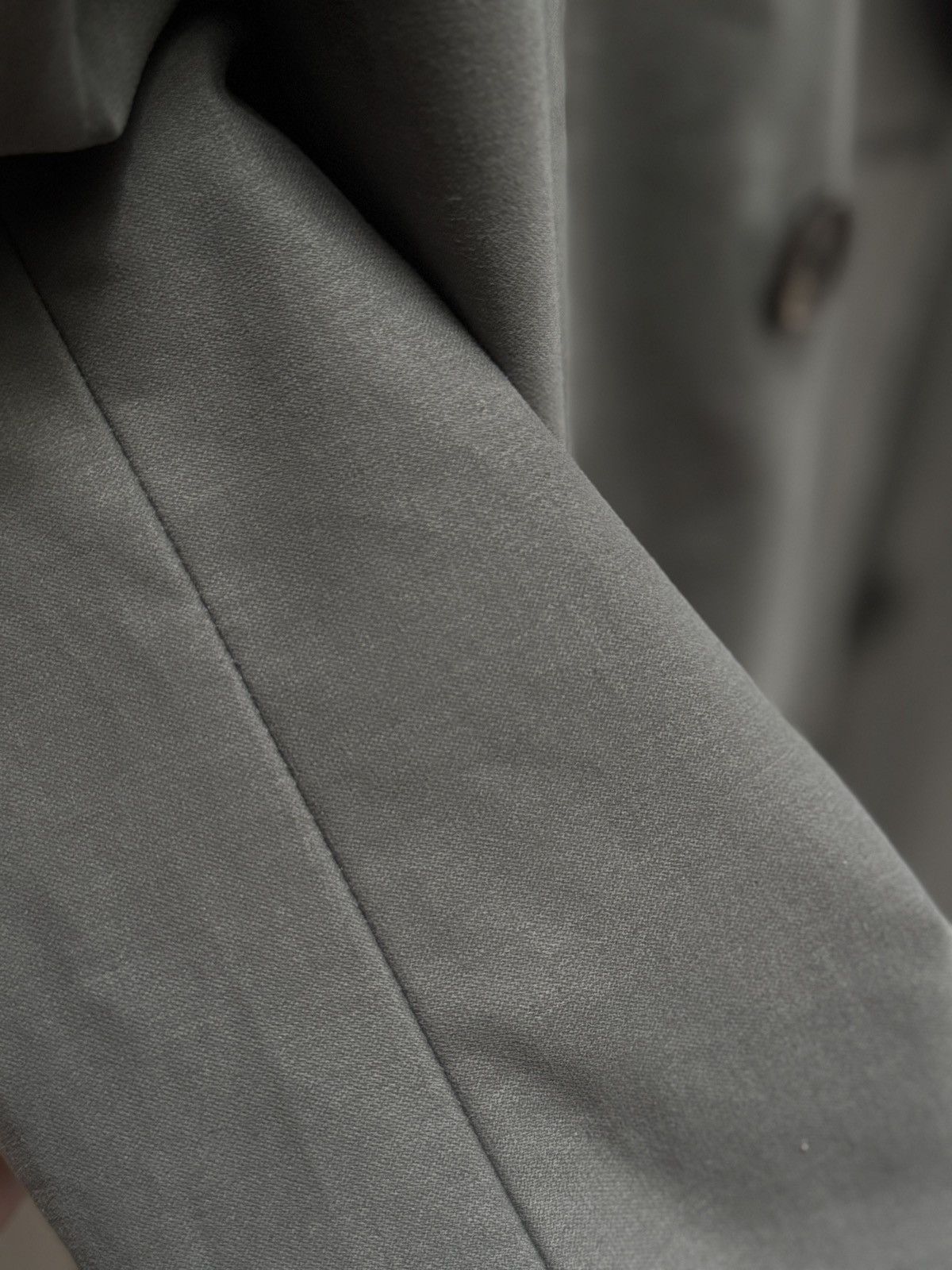 The Row The Row Mickey Double Breasted Cotton Coat Men's Grey Medium Size US M / EU 48-50 / 2 - 10 Thumbnail