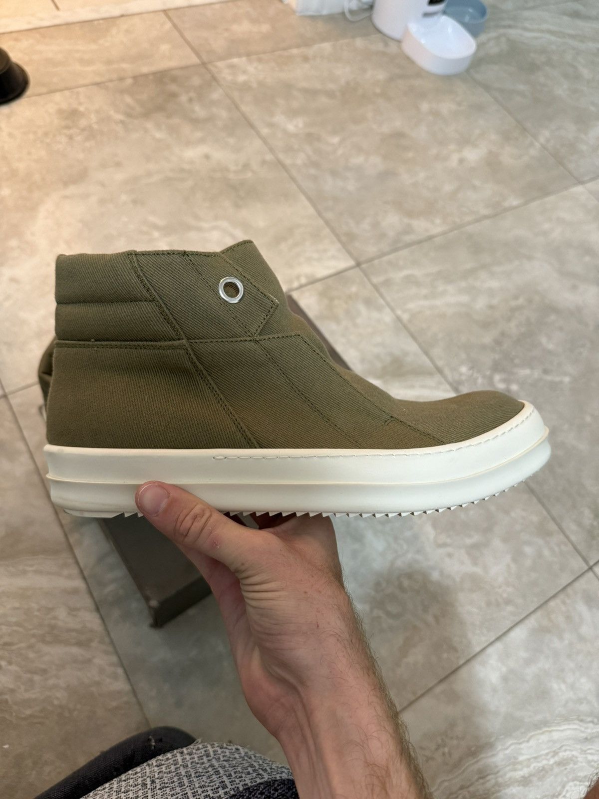 Rick Owens Island Dunk Rick Owen’s Mid Top Size US 11 / EU 44 - 7 Thumbnail