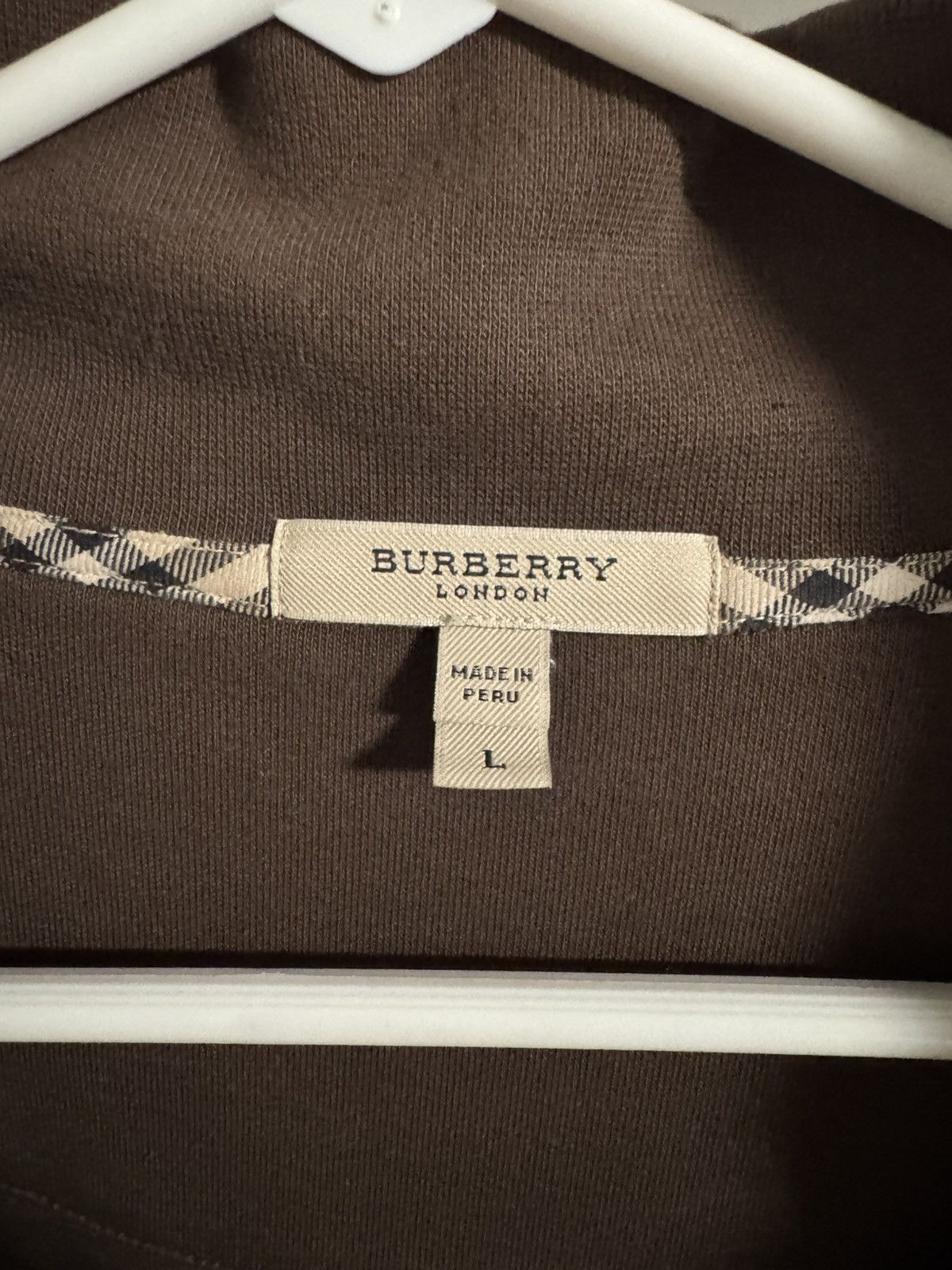 Burberry Burberry Quarter zip brown size large men’s Size US L / EU 52-54 / 3 - 4 Thumbnail