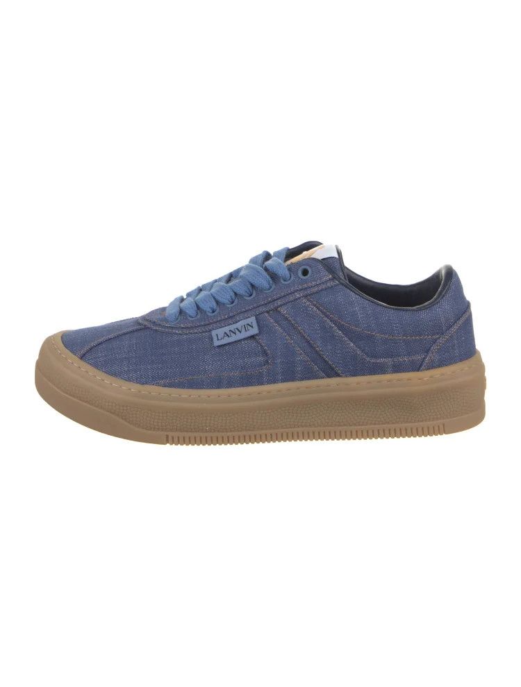 Lanvin oc11z0526 Denim Sneakers in Blue Size US 6.5 / EU 39-40 - 1 Thumbnail