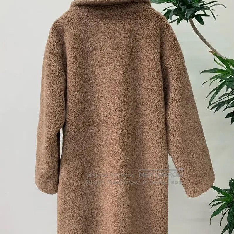 Max Mara MaxMara Brown Wool Long Coat for Women . Size XS / US 0-2 / IT 36-38 - 3 Thumbnail