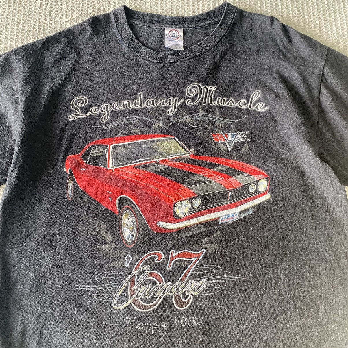 Vintage Thrashed Faded Vintage Y2K Camaro 67 ERD GRUNGE TEE Size US XL / EU 56 / 4 - 2 Thumbnail