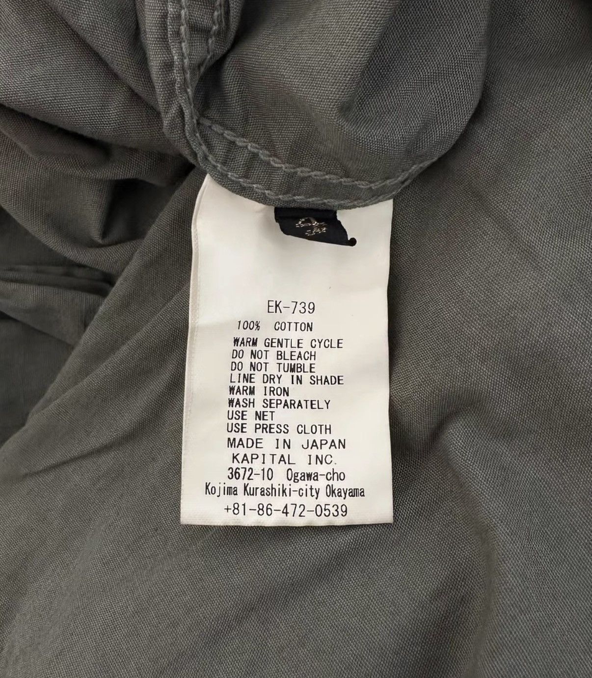 Kapital KAPITAL (Hirota Kazuhiro)EK-739 Two-Pocket Long-Sleeve Shirt Size US M / EU 48-50 / 2 - 4 Thumbnail
