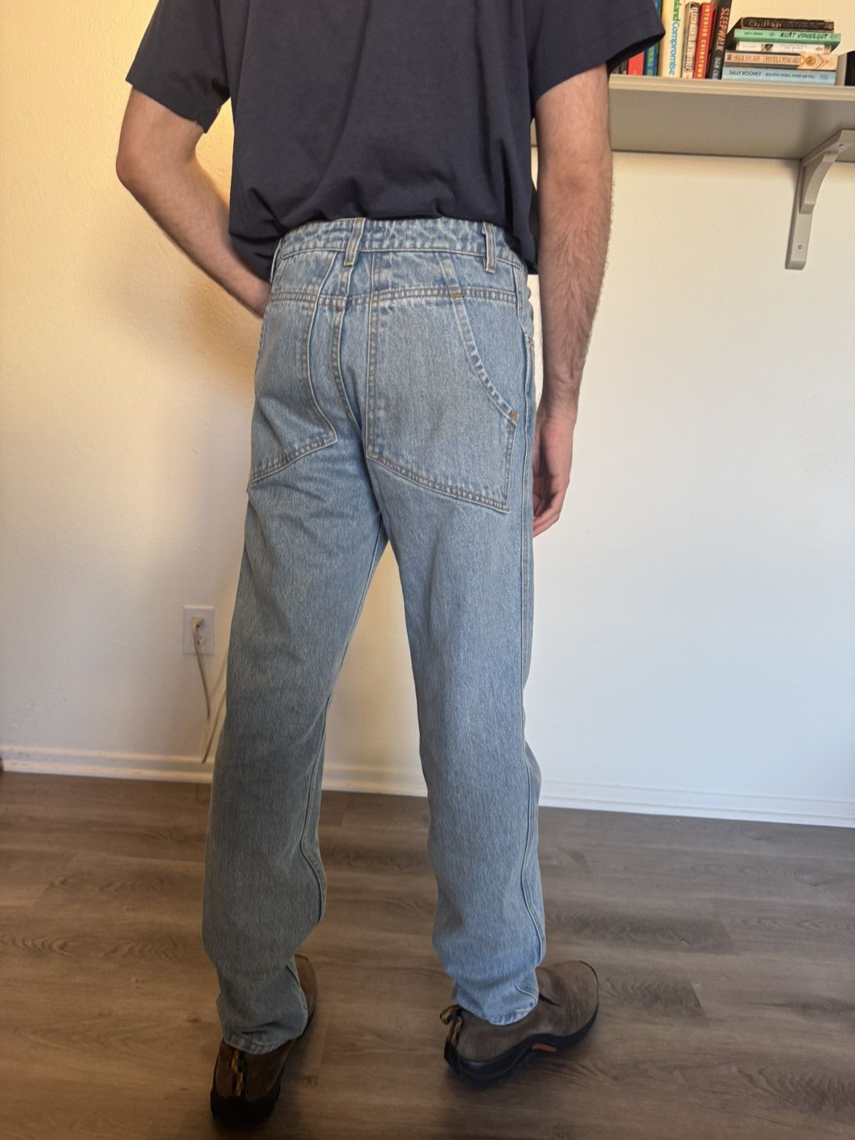 Eckhaus Latta Eckhaus Latta Light Wash Denim Size US 29 - 1 Thumbnail