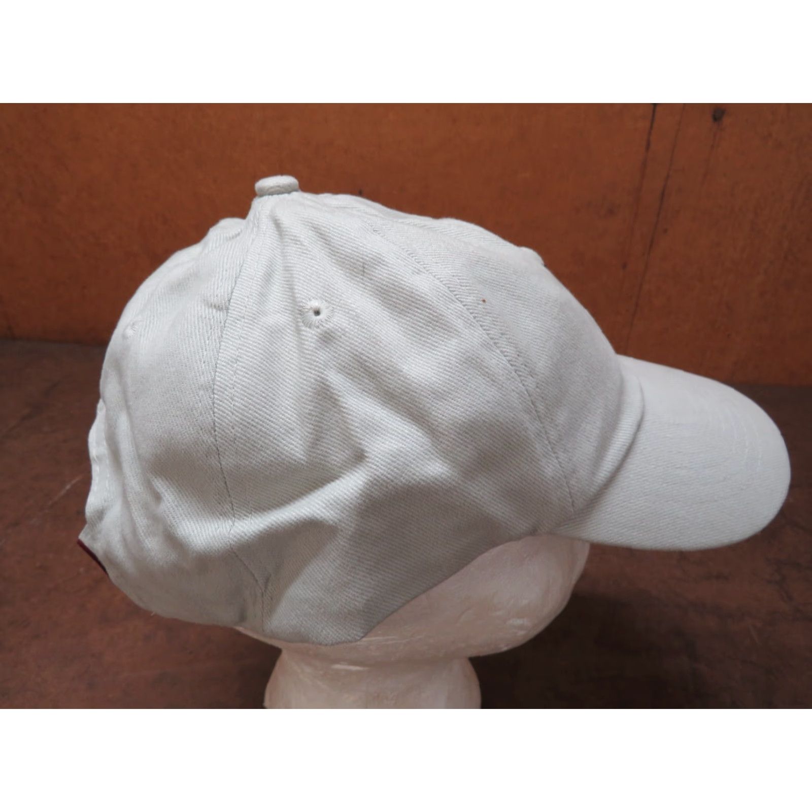 NFL VINTAGE NFL Arizona Cardinals Red Bird Logo Embroidered Hat Baseball Cap Unworn One Size Men Beige Adjustable Sports Team Hat Size ONE SIZE - 4 Thumbnail