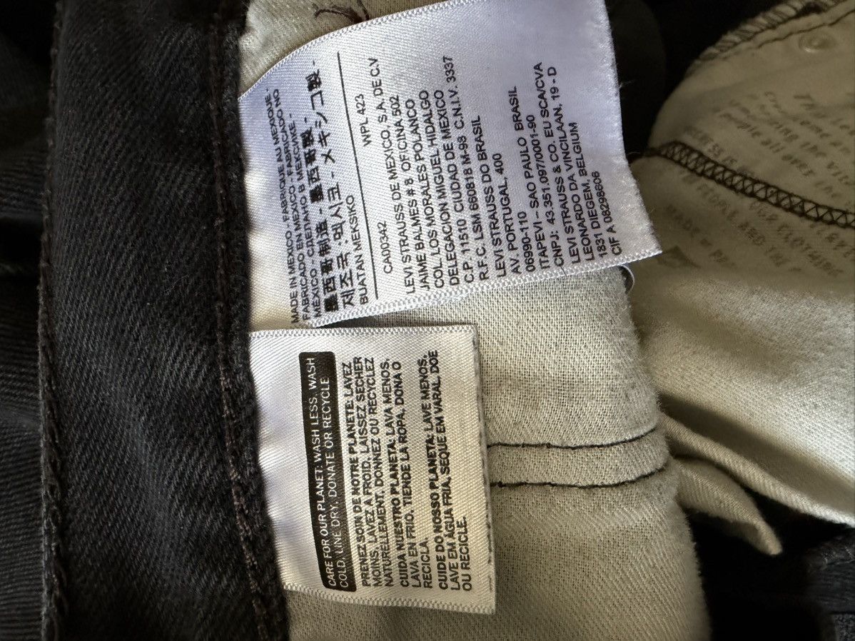 Levi's Levi’s 505 Regular Fit Jeans – Faded Black – W29 x L32 Size US 29 - 5 Thumbnail