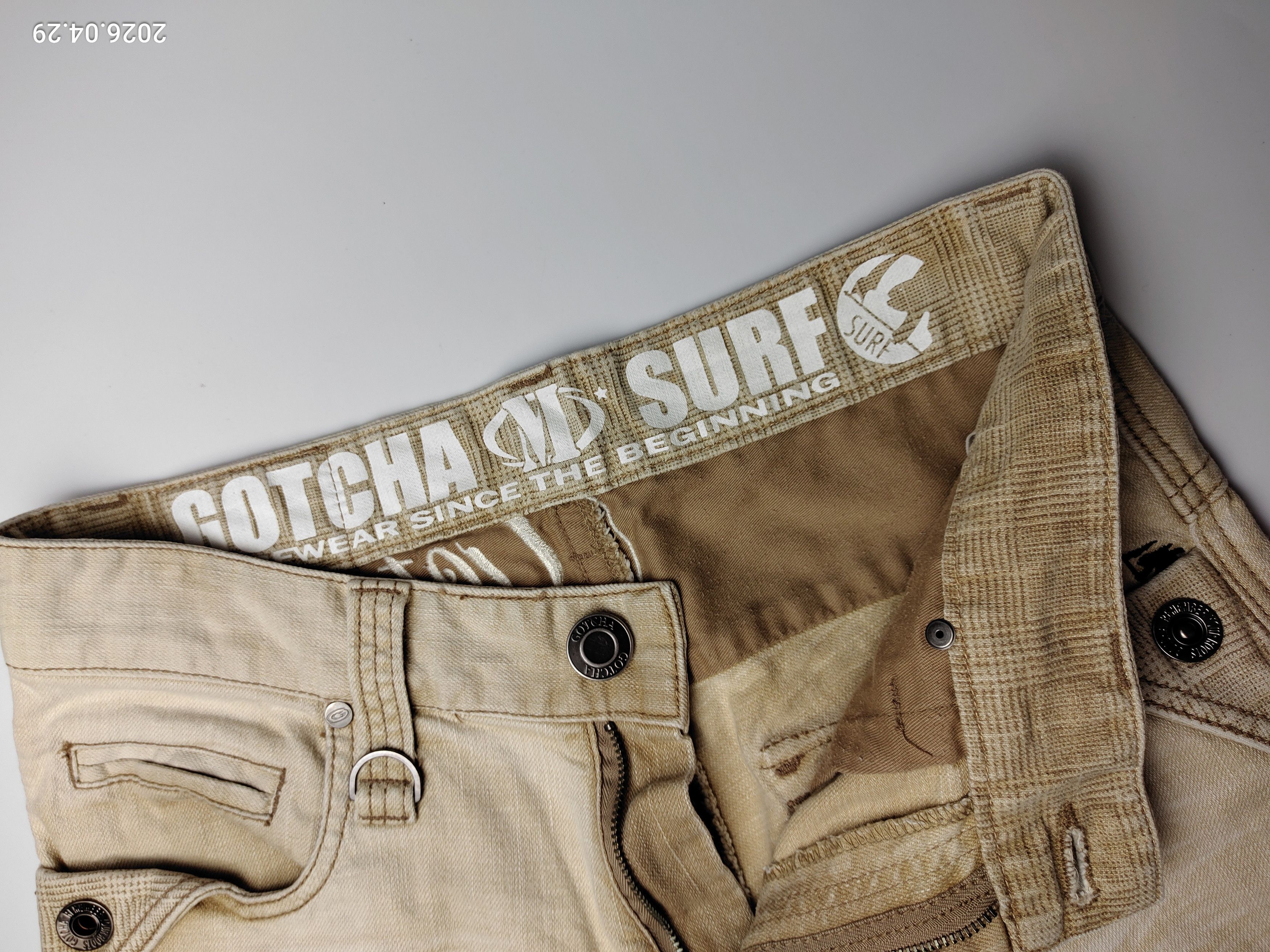 If Six Was Nine Gotcha Surf embroidered pants Size US 30 / EU 46 - 6 Thumbnail