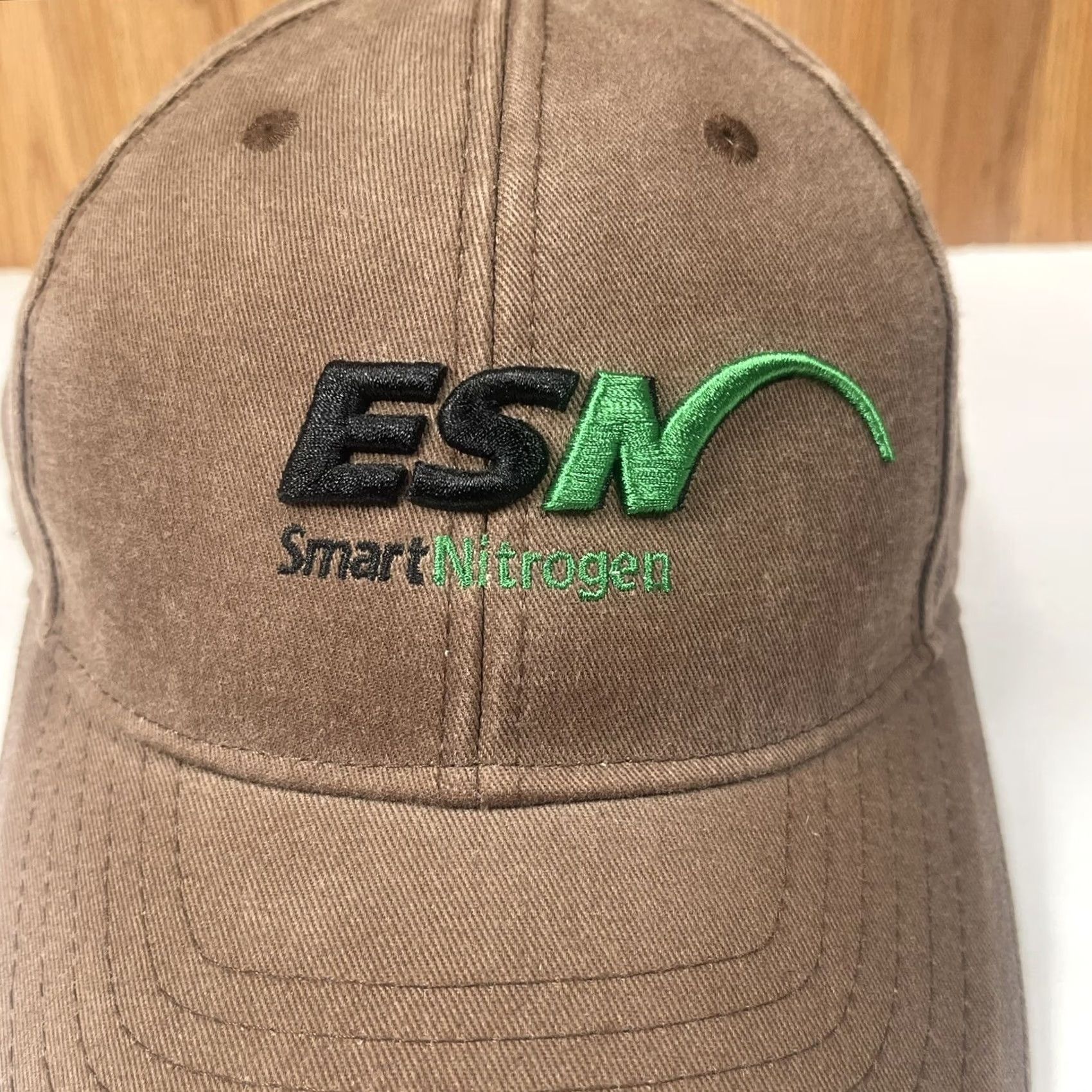 Vintage Adult Adjustable Hat Cap Brown ESN Smart Nitrogen Agrium Advanced Technologies Classic Men Size ONE SIZE - 3 Thumbnail