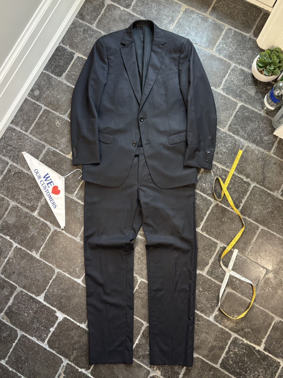 Ermenegildo Zegna Z Zegna Suit 2pc Two Piece Set Jacket Pants Tuxedo Designer Size 38S - 3 Thumbnail