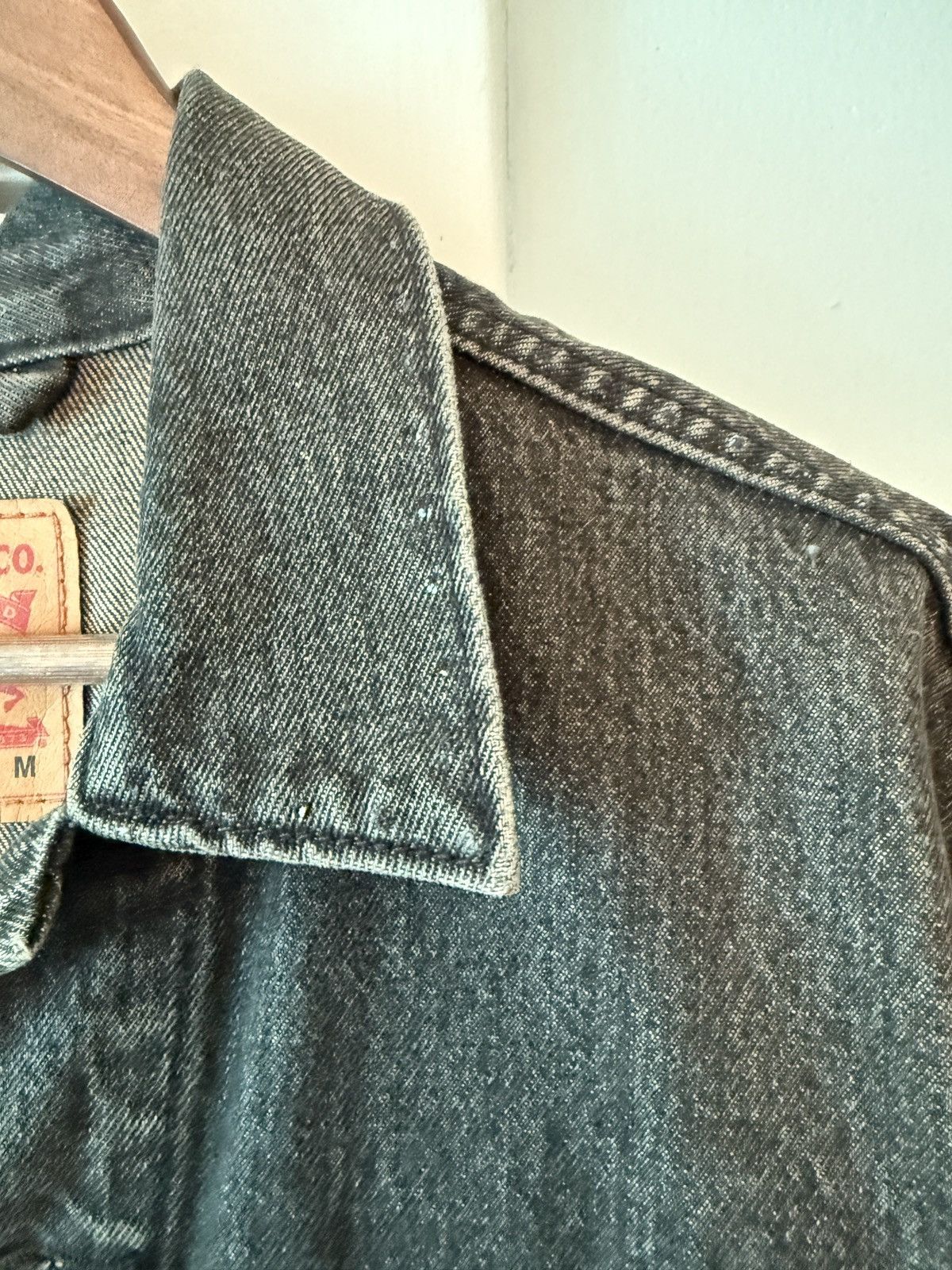 Levi's Washed Black Sample Type III Denim Jacket Size US M / EU 48-50 / 2 - 9 Thumbnail